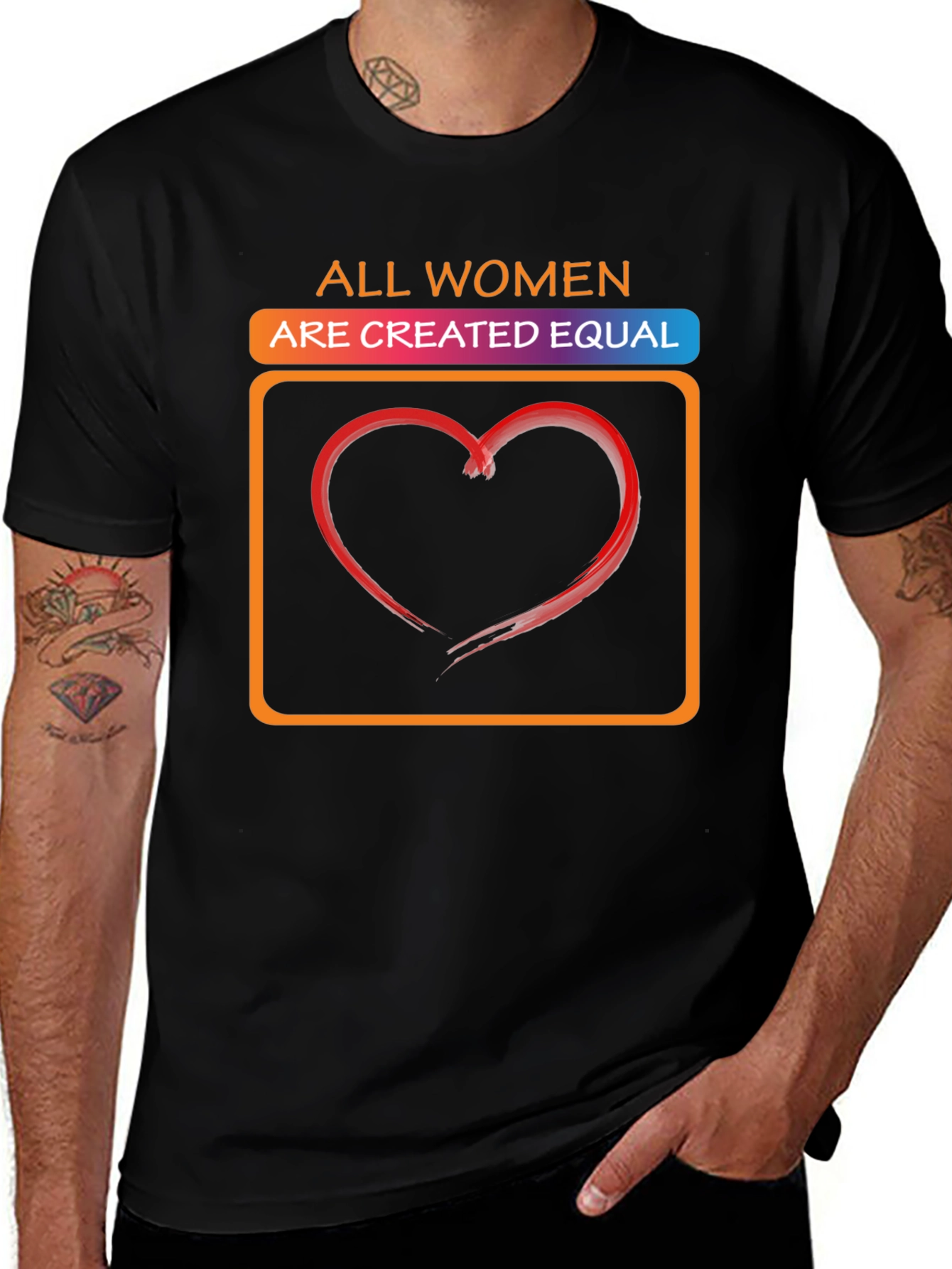 Variant 27 of All Women Are Created Equal Graphic T-Shirt