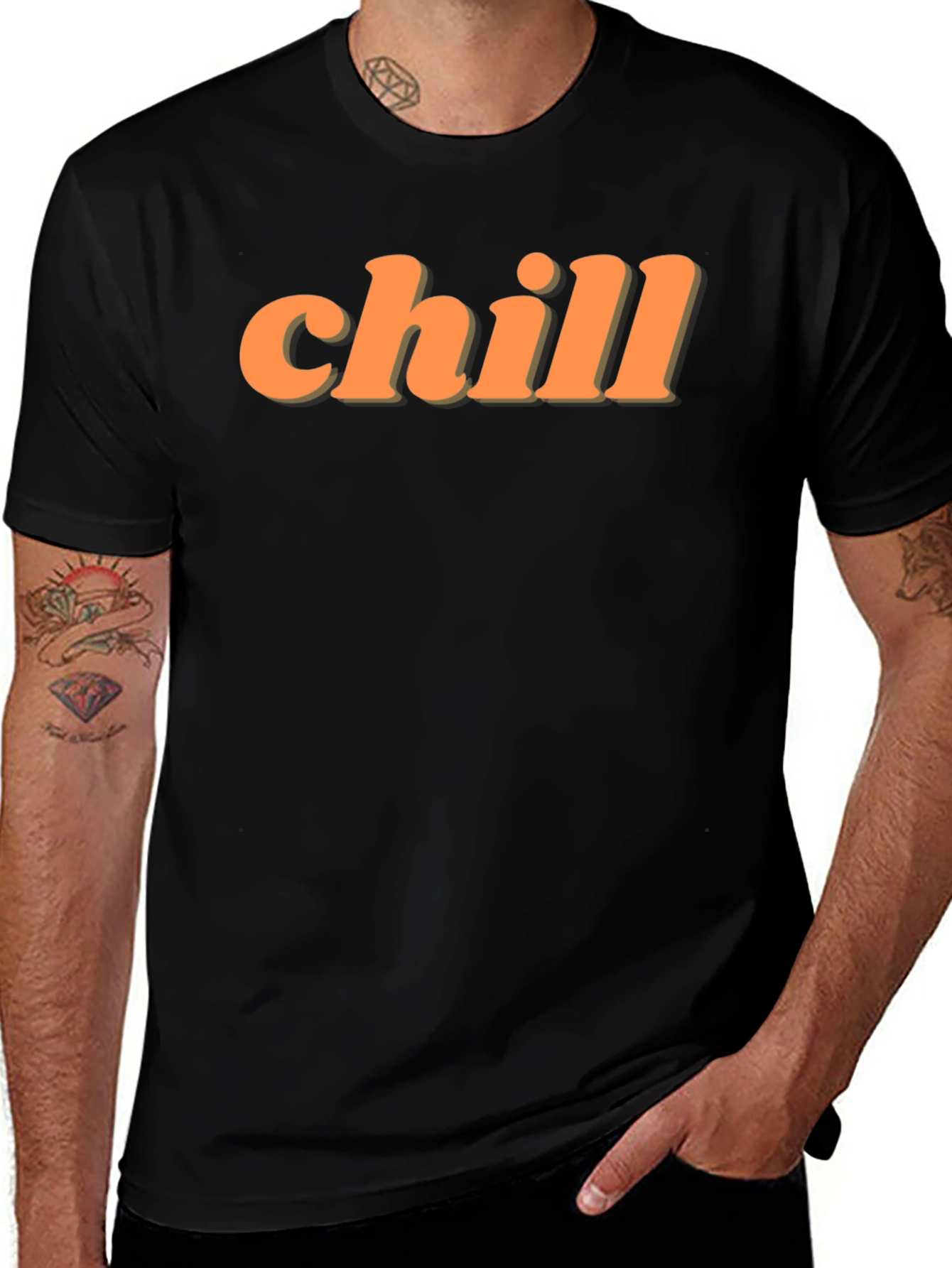 Variant 19 of Chill Graphic T-Shirt Retro Style