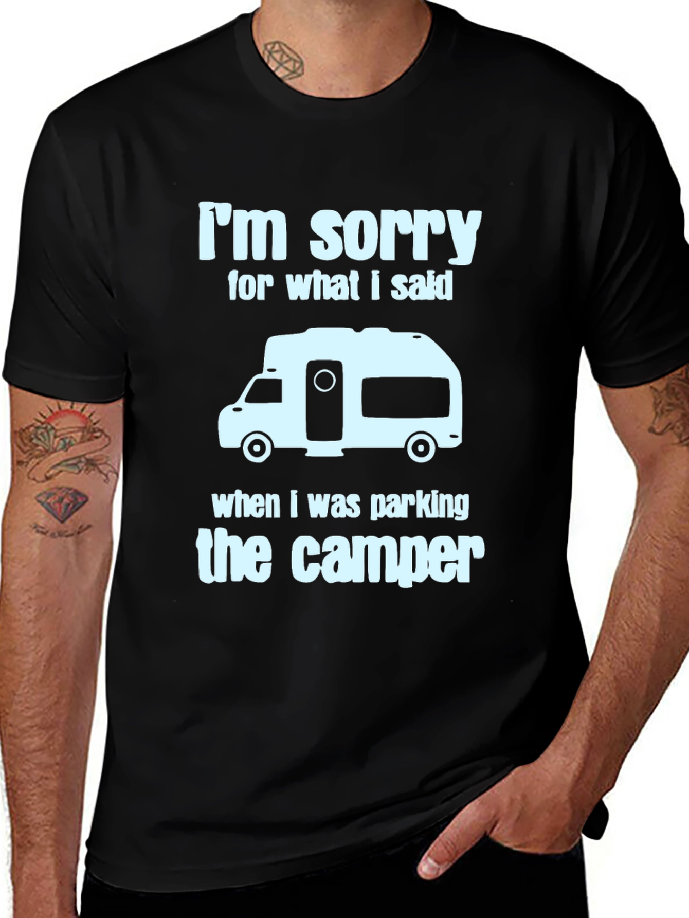 Variant 25 of Camper Parking Apology T-Shirt - Funny RV Camping Tee