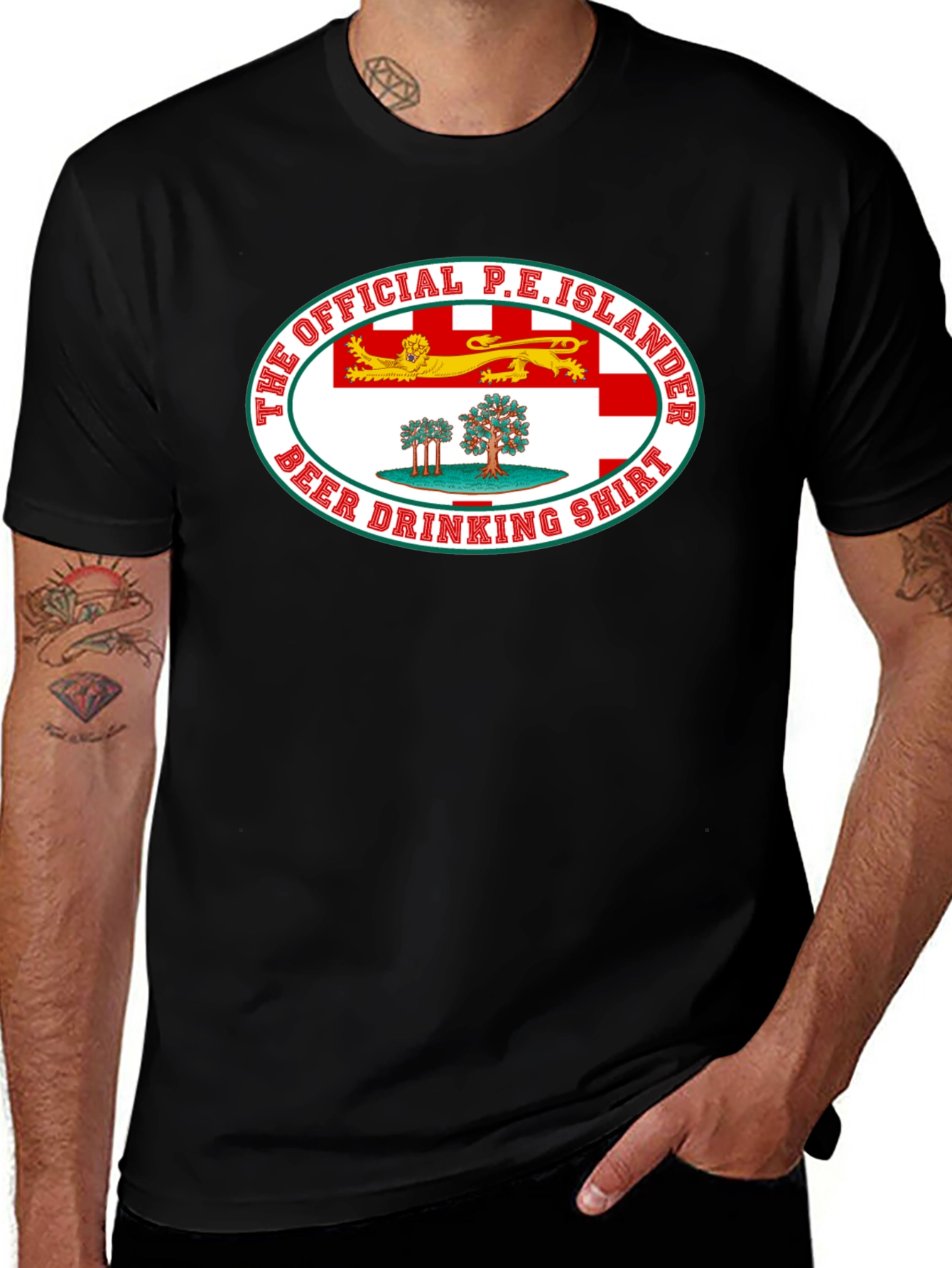 Official P.E. Islander Beer Drinking Shirt