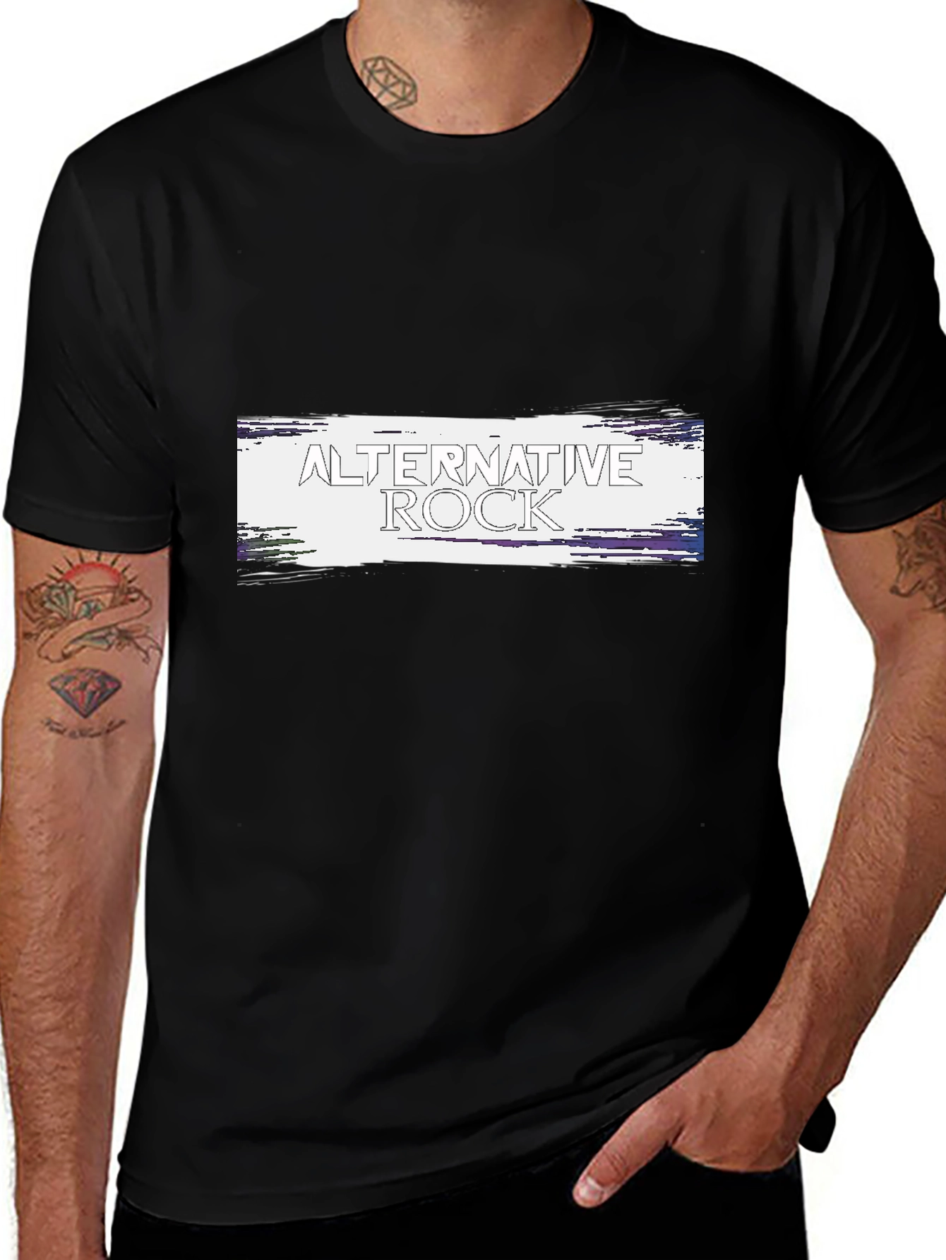 Alternative Rock Graphic Black T-Shirt