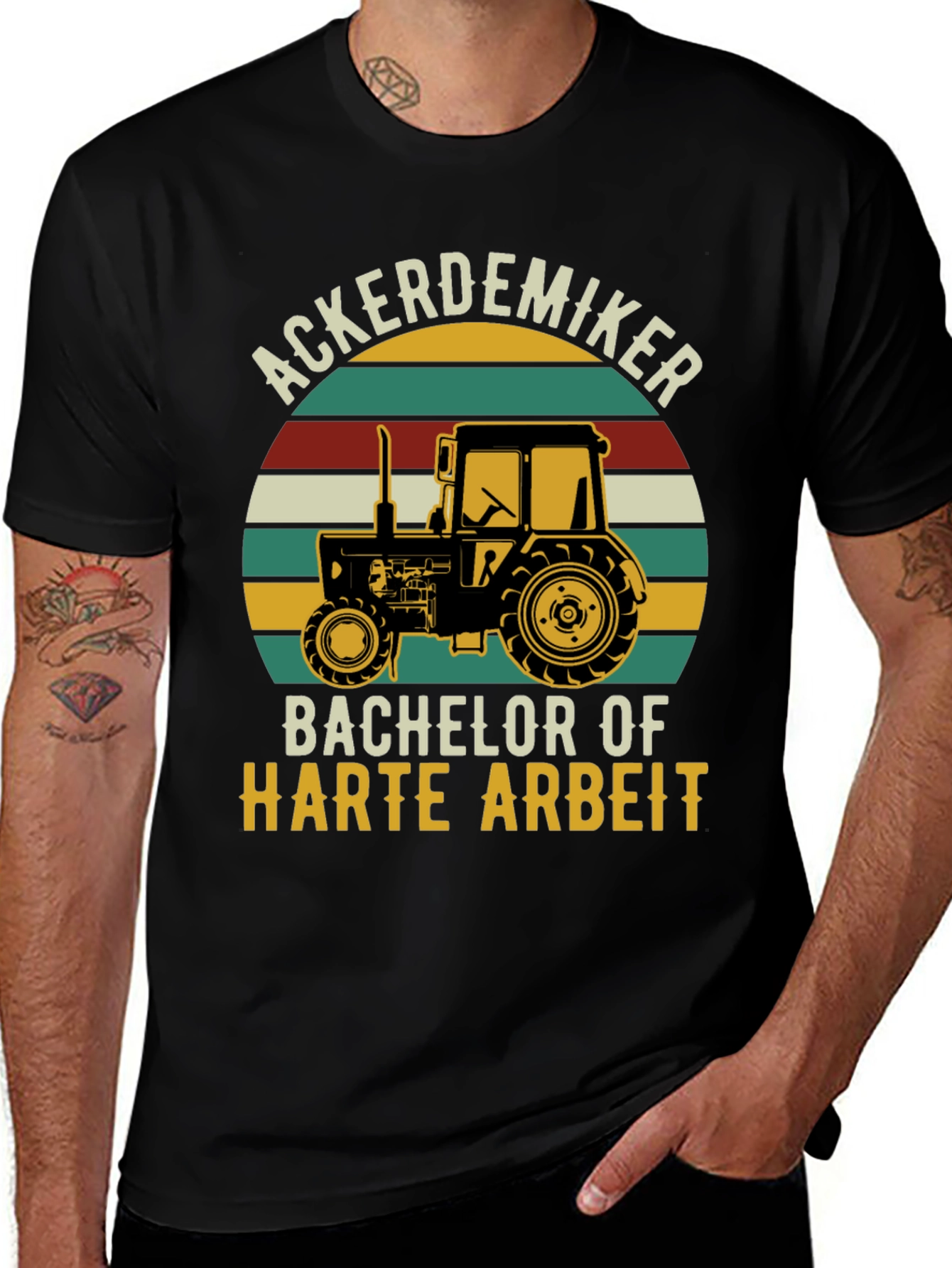 Variant 16 of Ackerdemiker Tractor Graphic T-Shirt