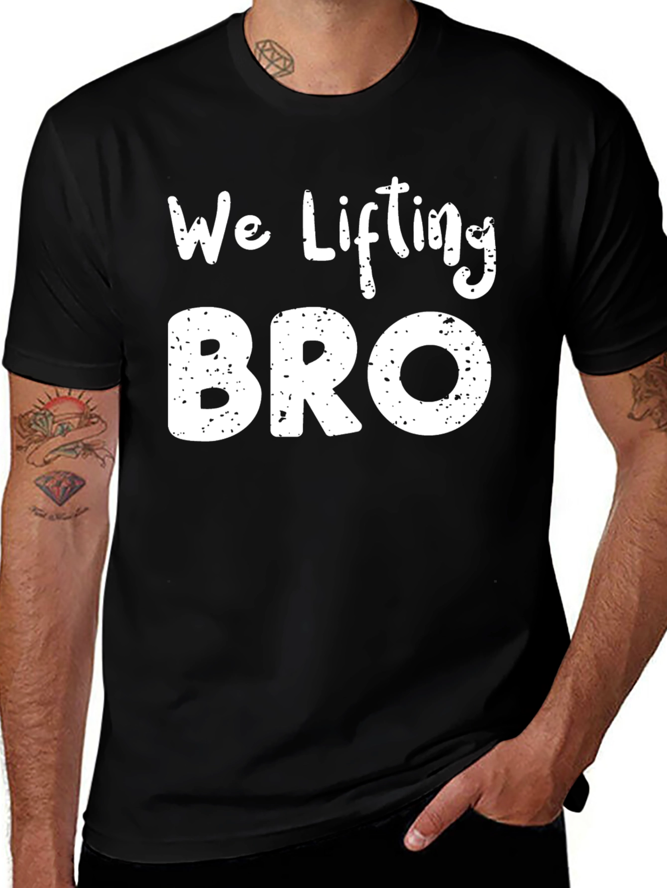 We Lifting Bro T-Shirt, Workout Apparel