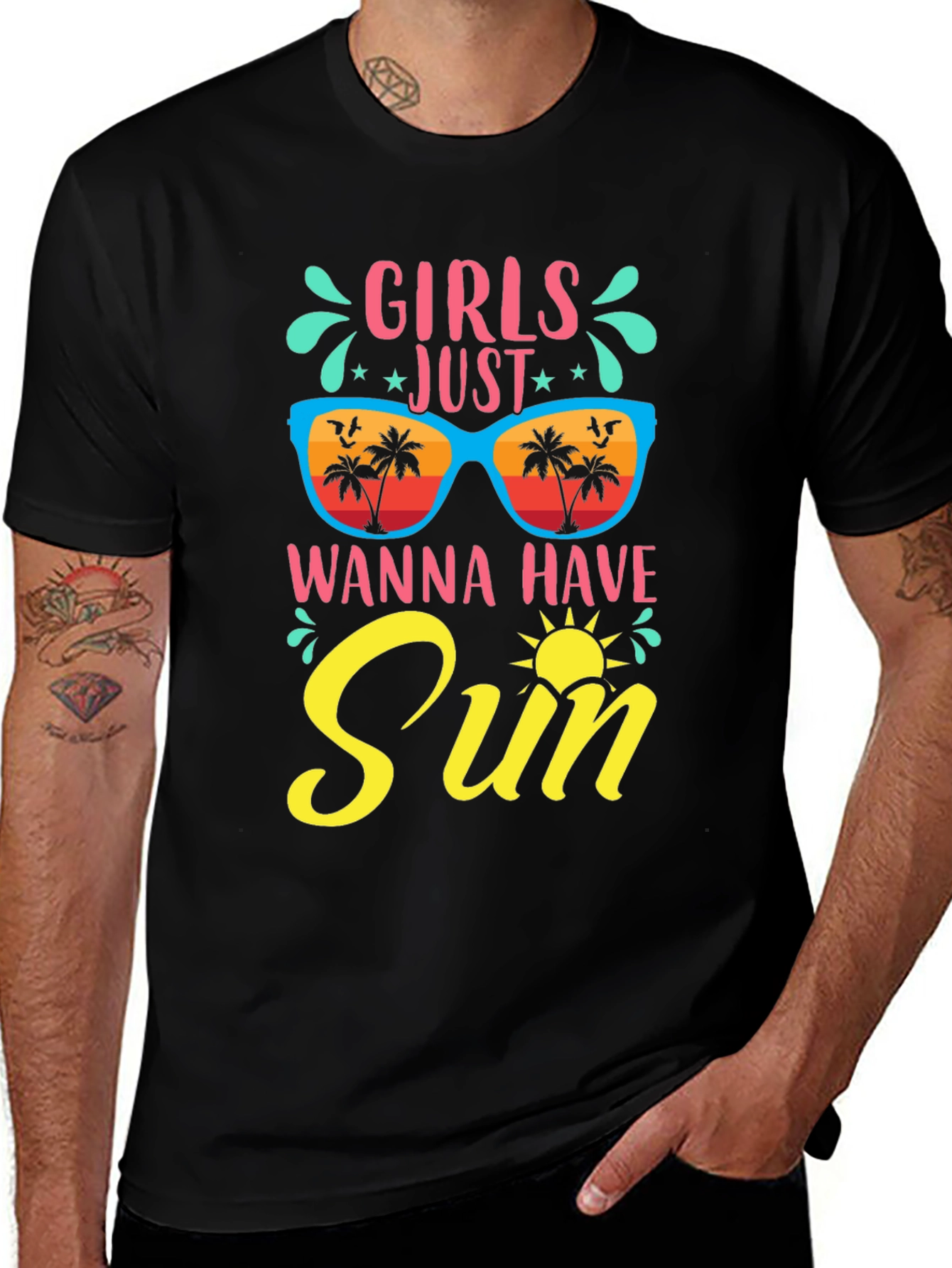 Girls Just Wanna Have Sun T-Shirt - Summer Ready!