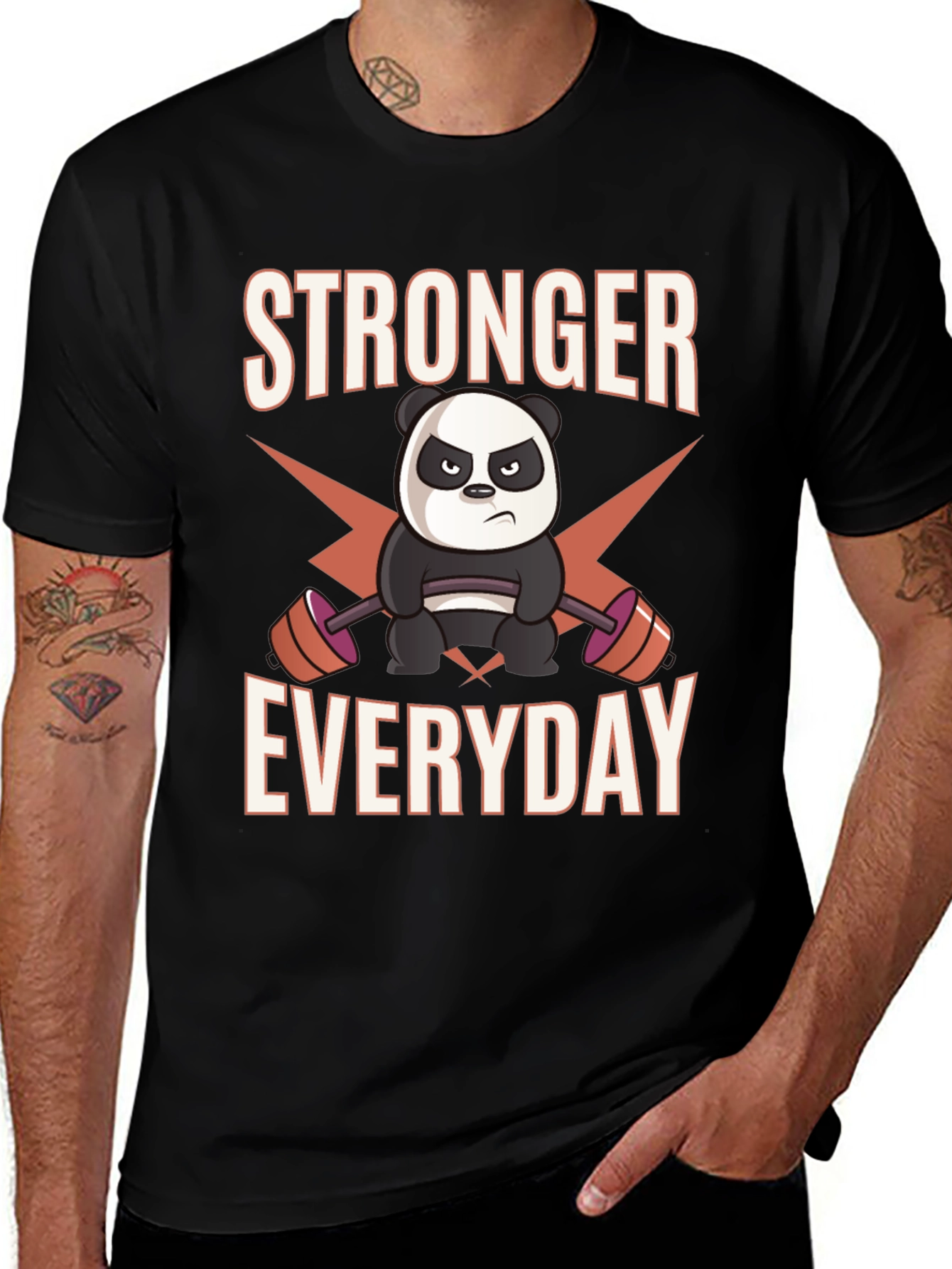 Variant 12 of Stronger Everyday Panda Graphic T-Shirt