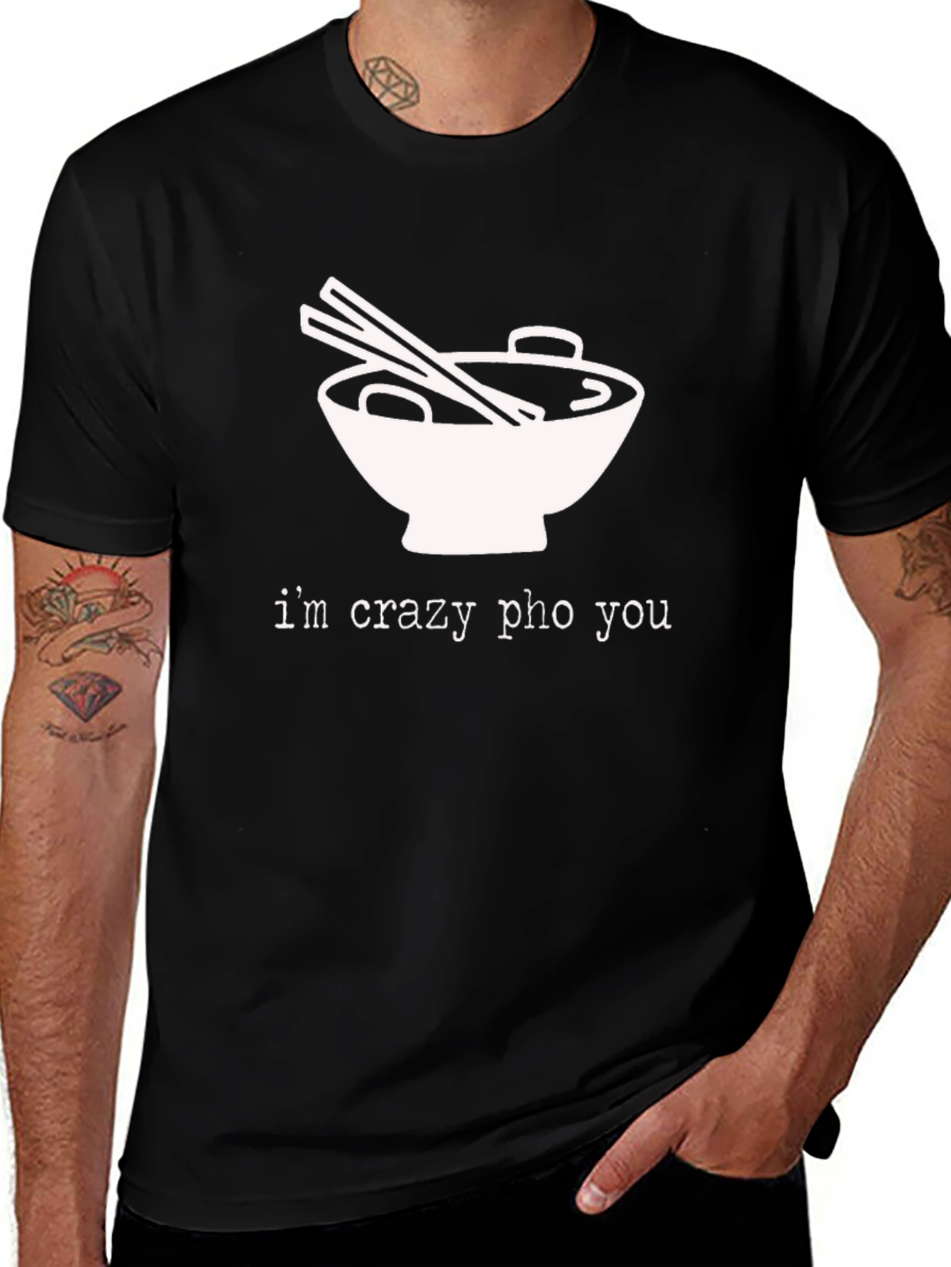Variant 10 of I'm Crazy Pho You T-Shirt - Funny Foodie Tee
