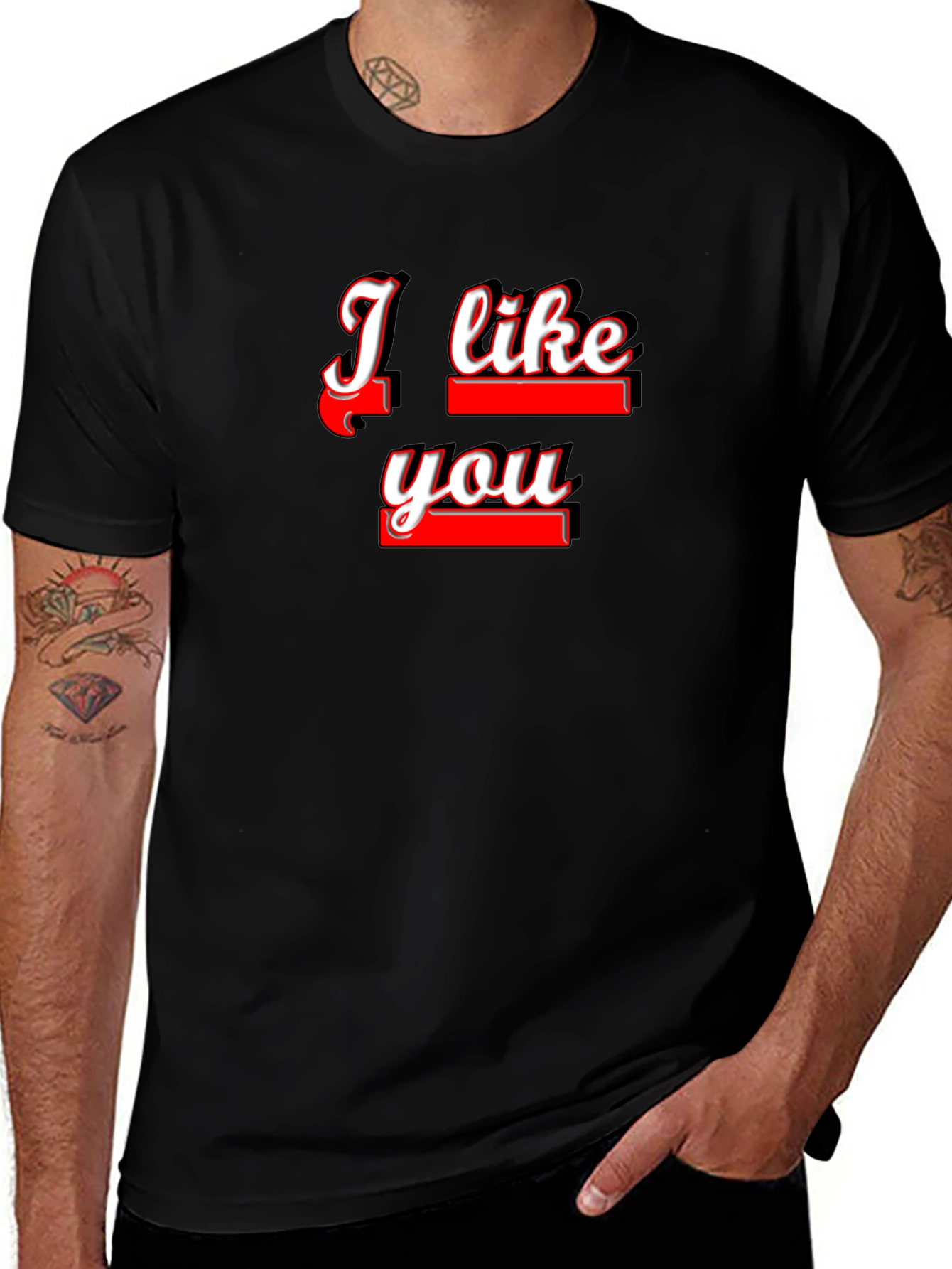 Variant 27 of I Like You Graphic Tee