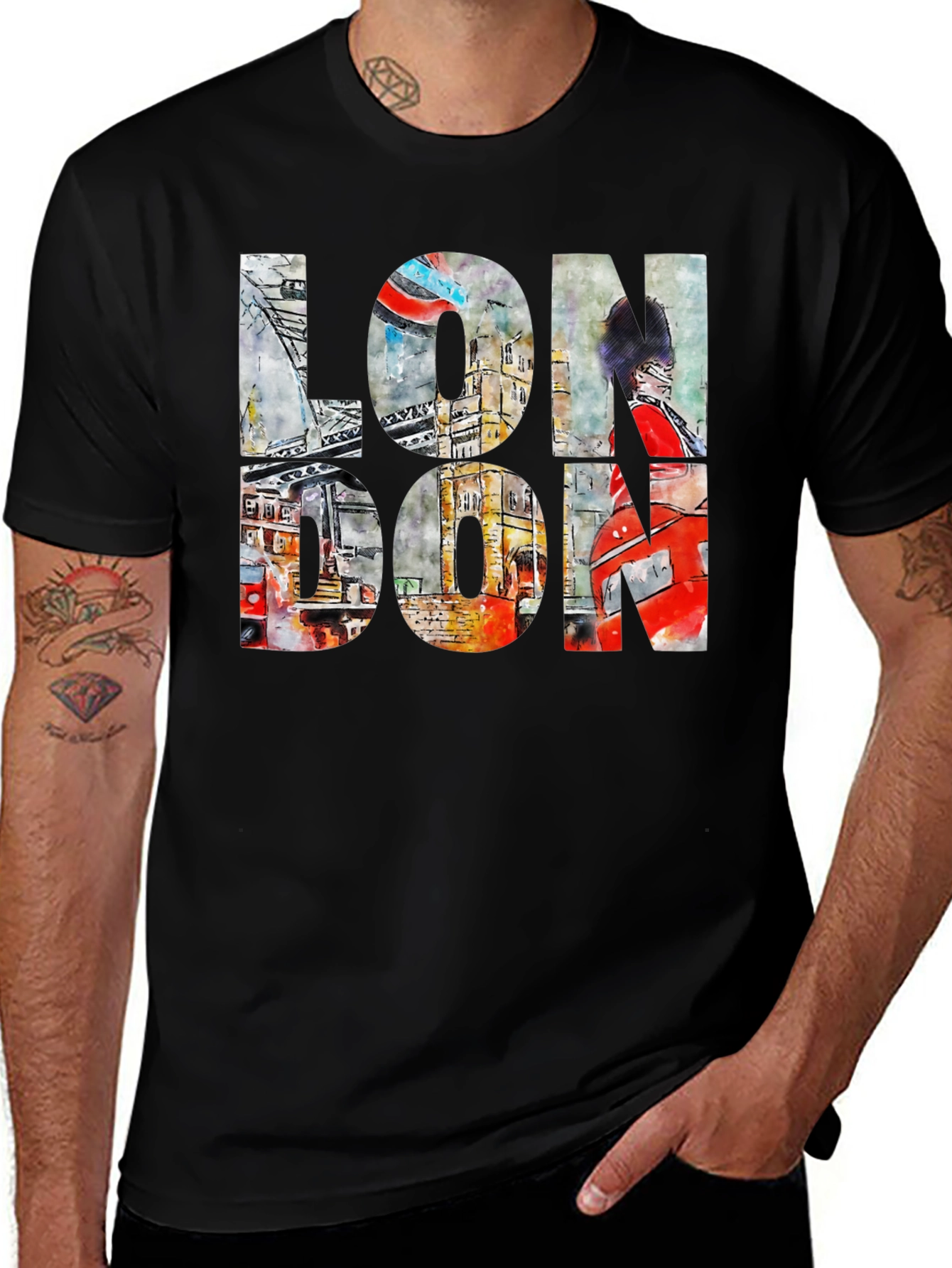 London Graphic T-Shirt - Cityscape Tee