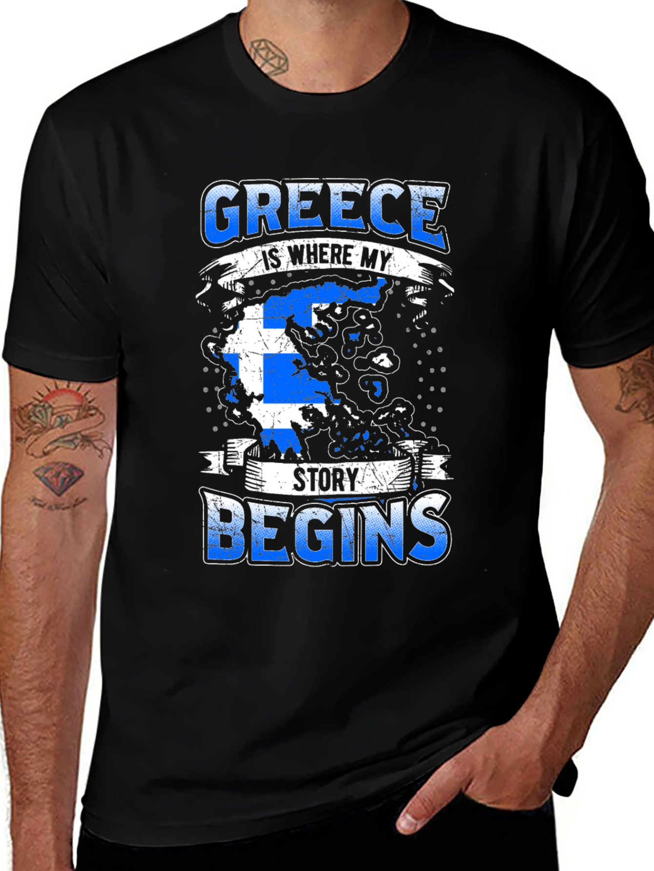 Greece Story Begins T-Shirt