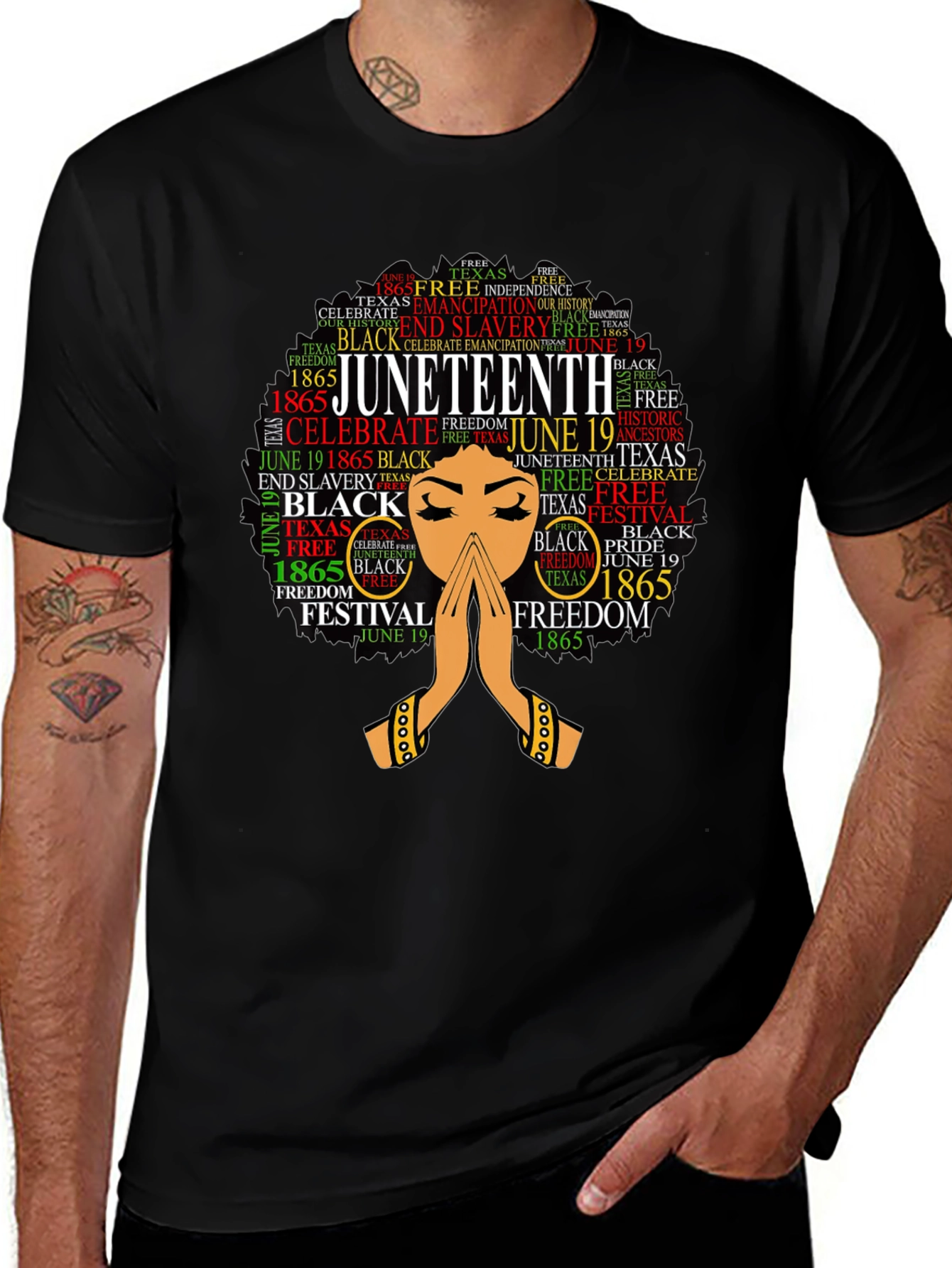 Juneteenth Celebration T-Shirt - Freedom and Black Pride