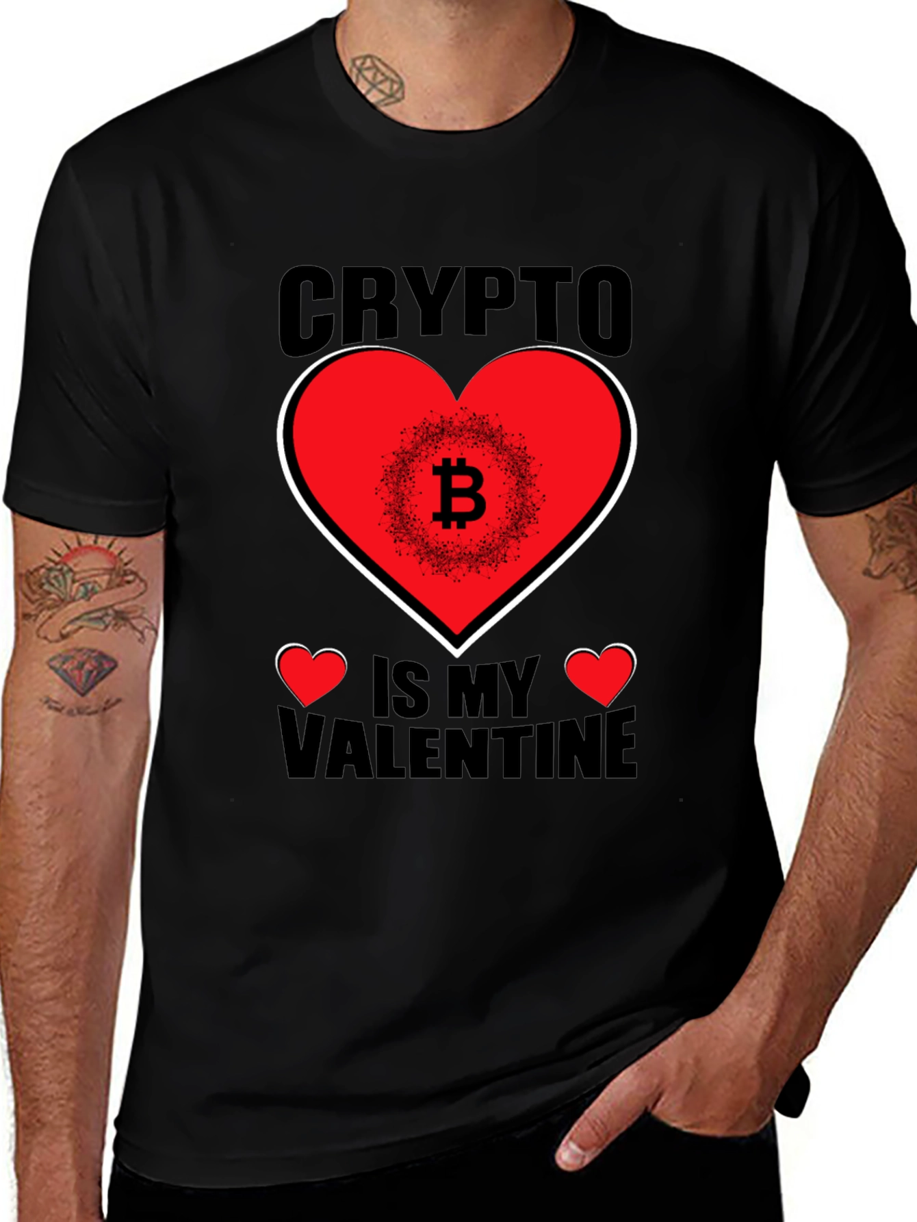 Crypto is My Valentine T-Shirt - Bitcoin Lover Tee