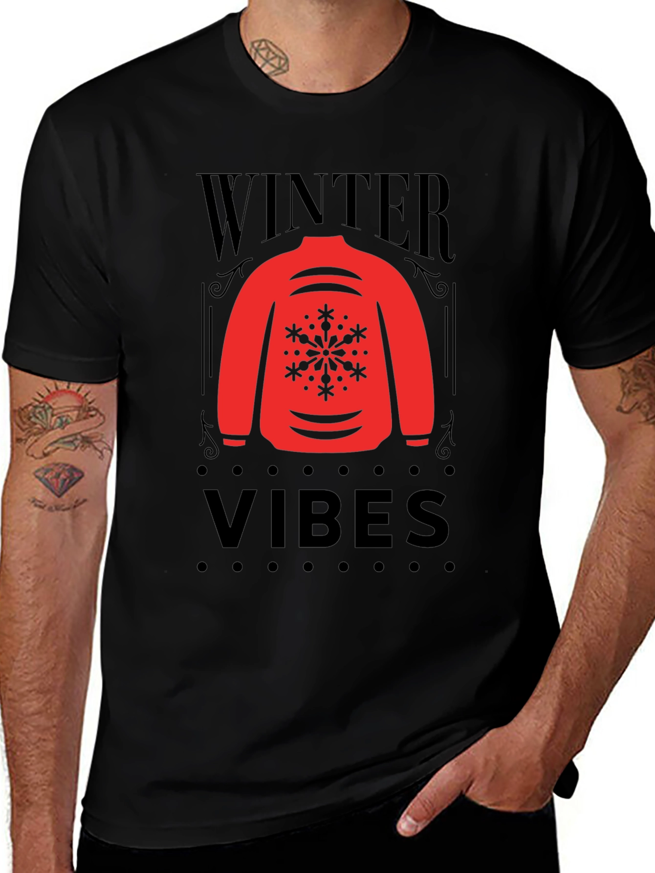 Variant 11 of Winter Vibes Graphic T-Shirt