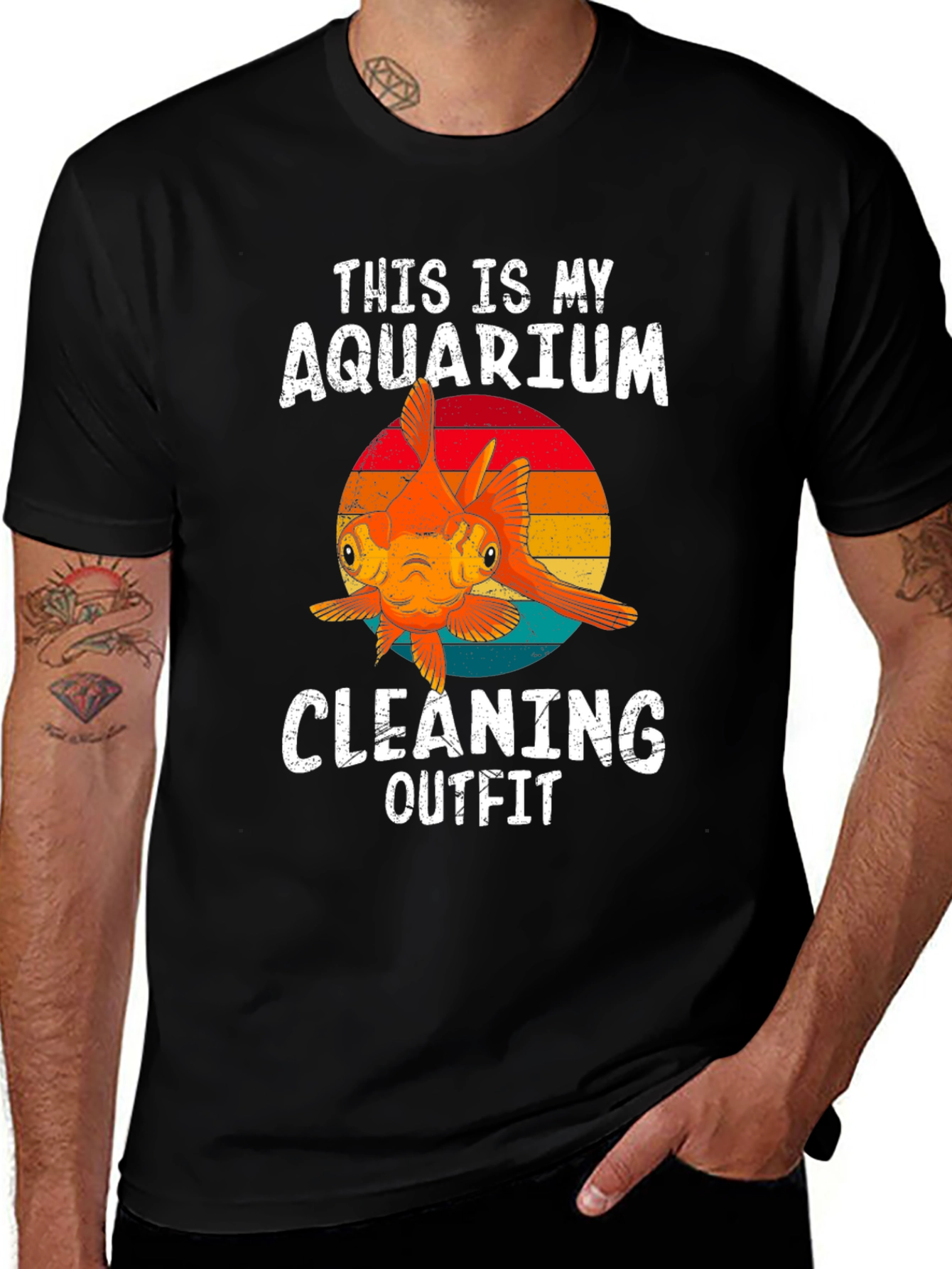 Variant 8 of Aquarium Cleaning Outfit T-Shirt