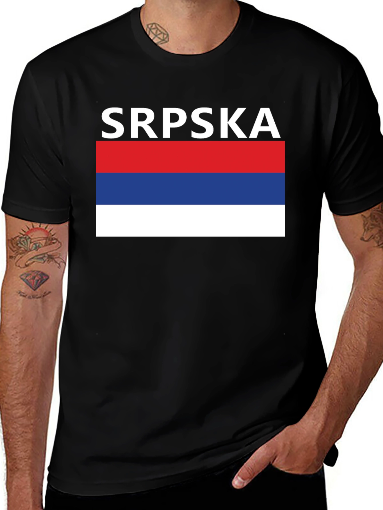 Srpska Flag T-Shirt - Republic of Srpska Pride