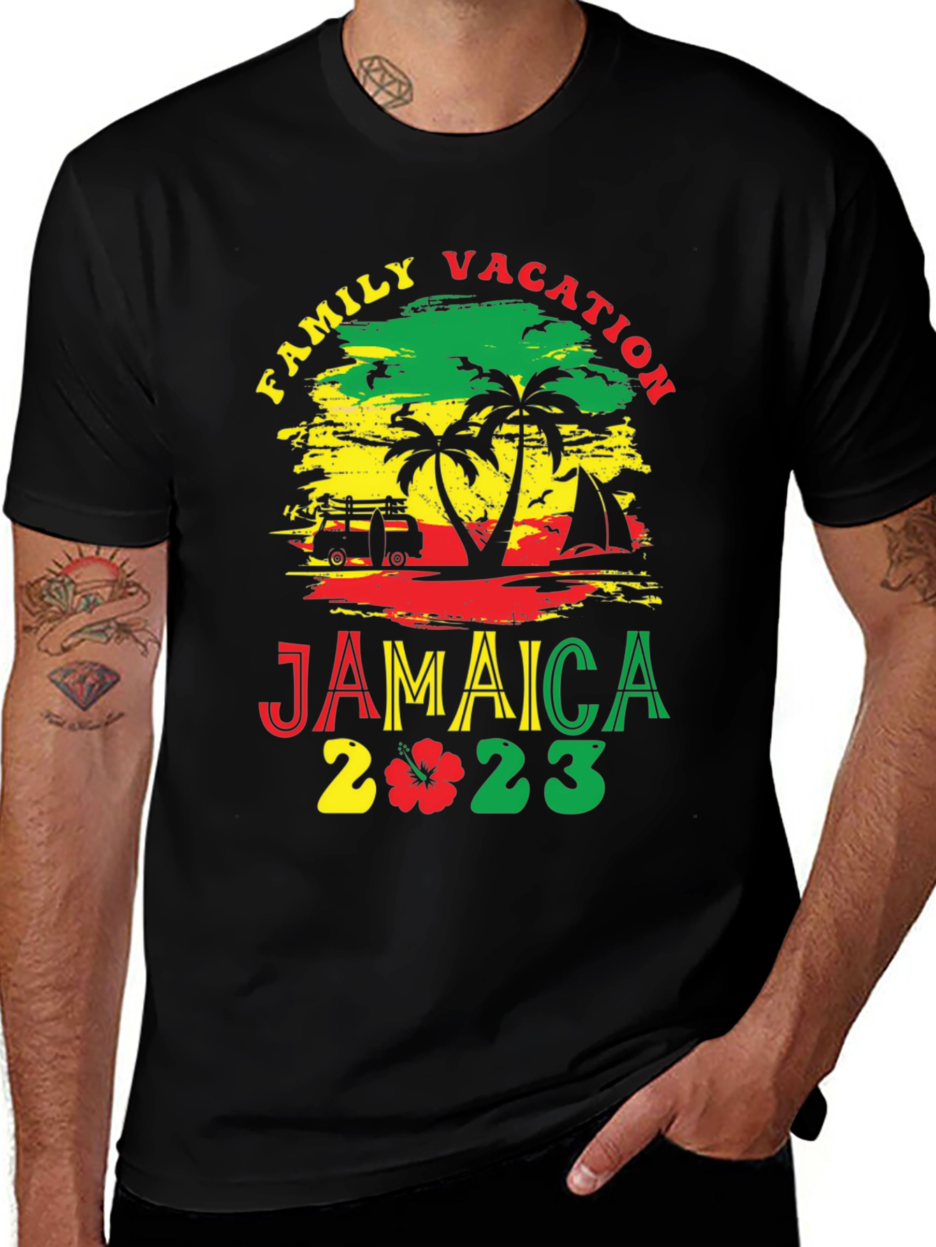 Jamaica Family Vacation 2023 T-Shirt