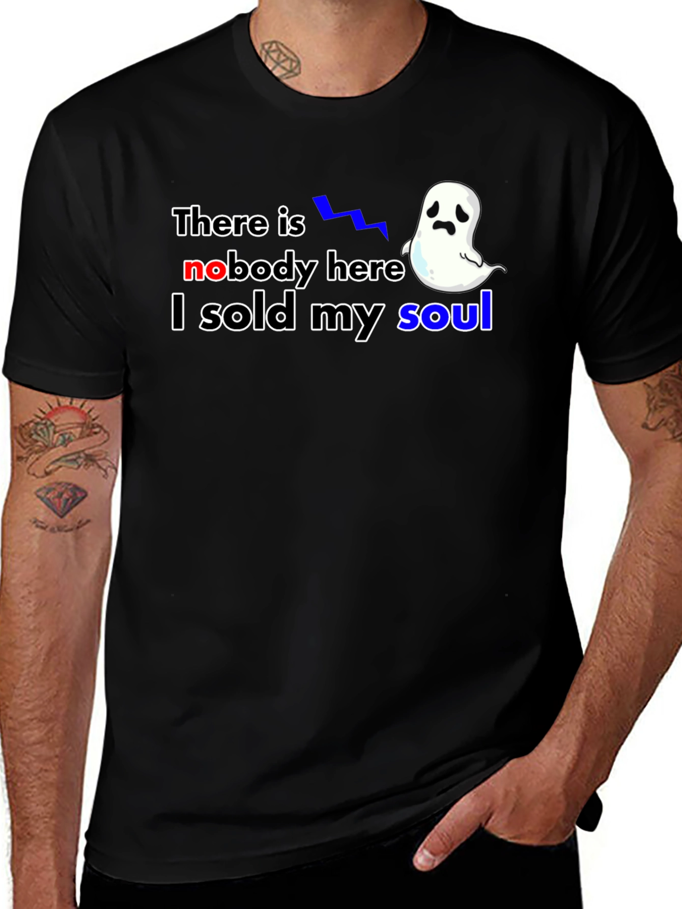 Variant 17 of There is Nobody Here I Sold My Soul T-Shirt