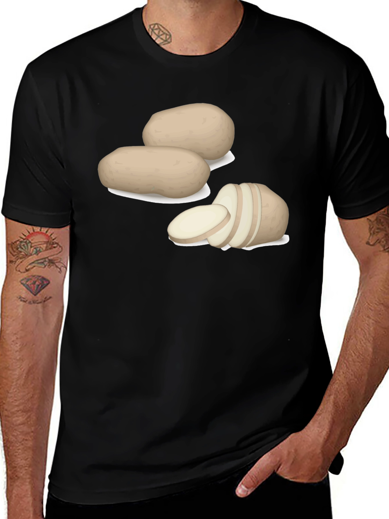 Variant 5 of Potato Graphic Tee - Funny Foodie Shirt