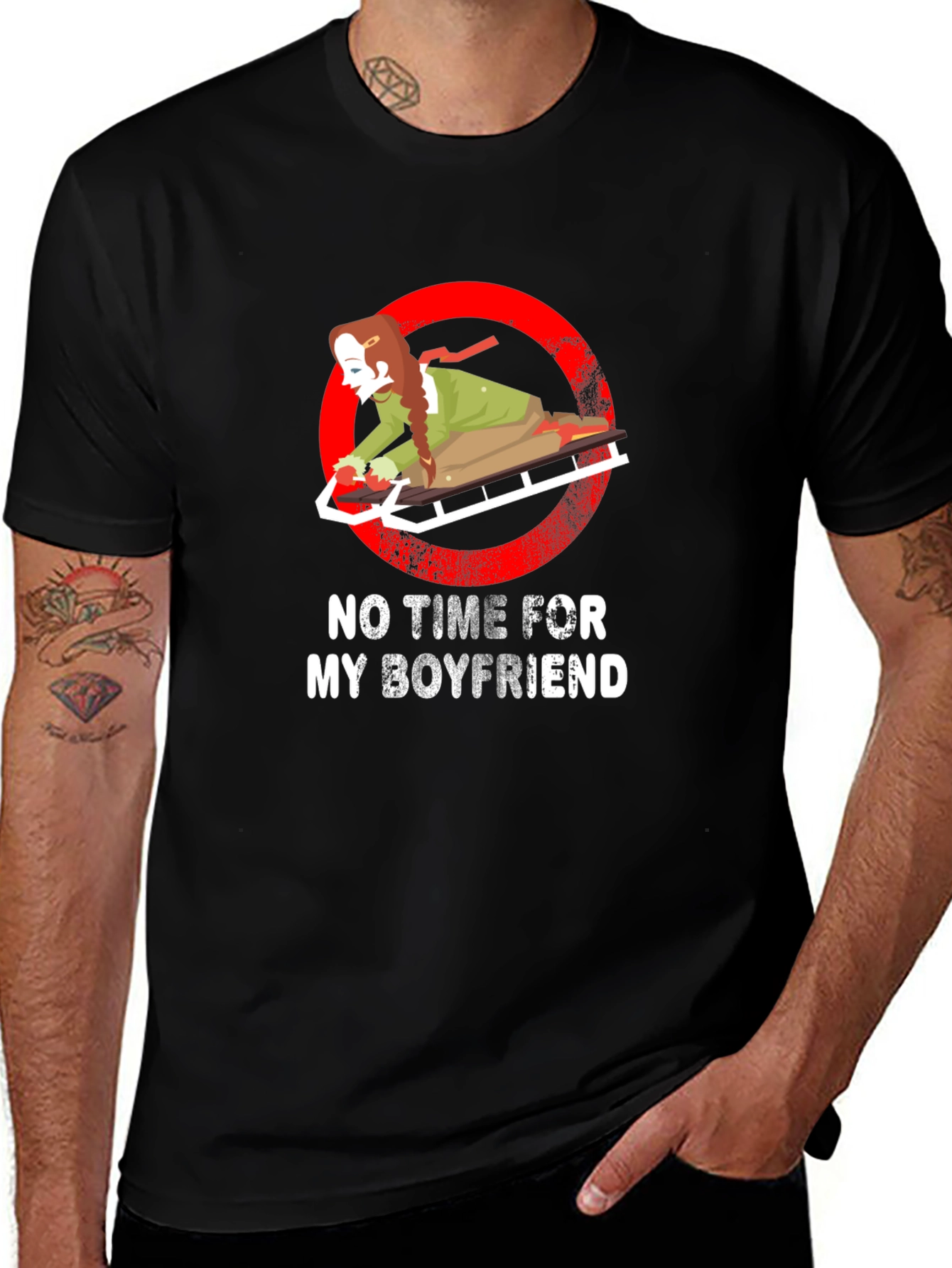 No Time For My Boyfriend Graphic Tee