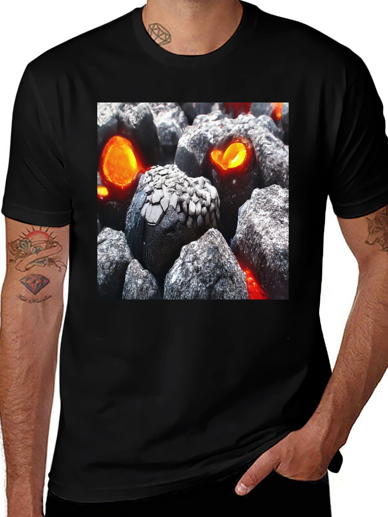 Variant 24 of Molten Rock Graphic T-Shirt