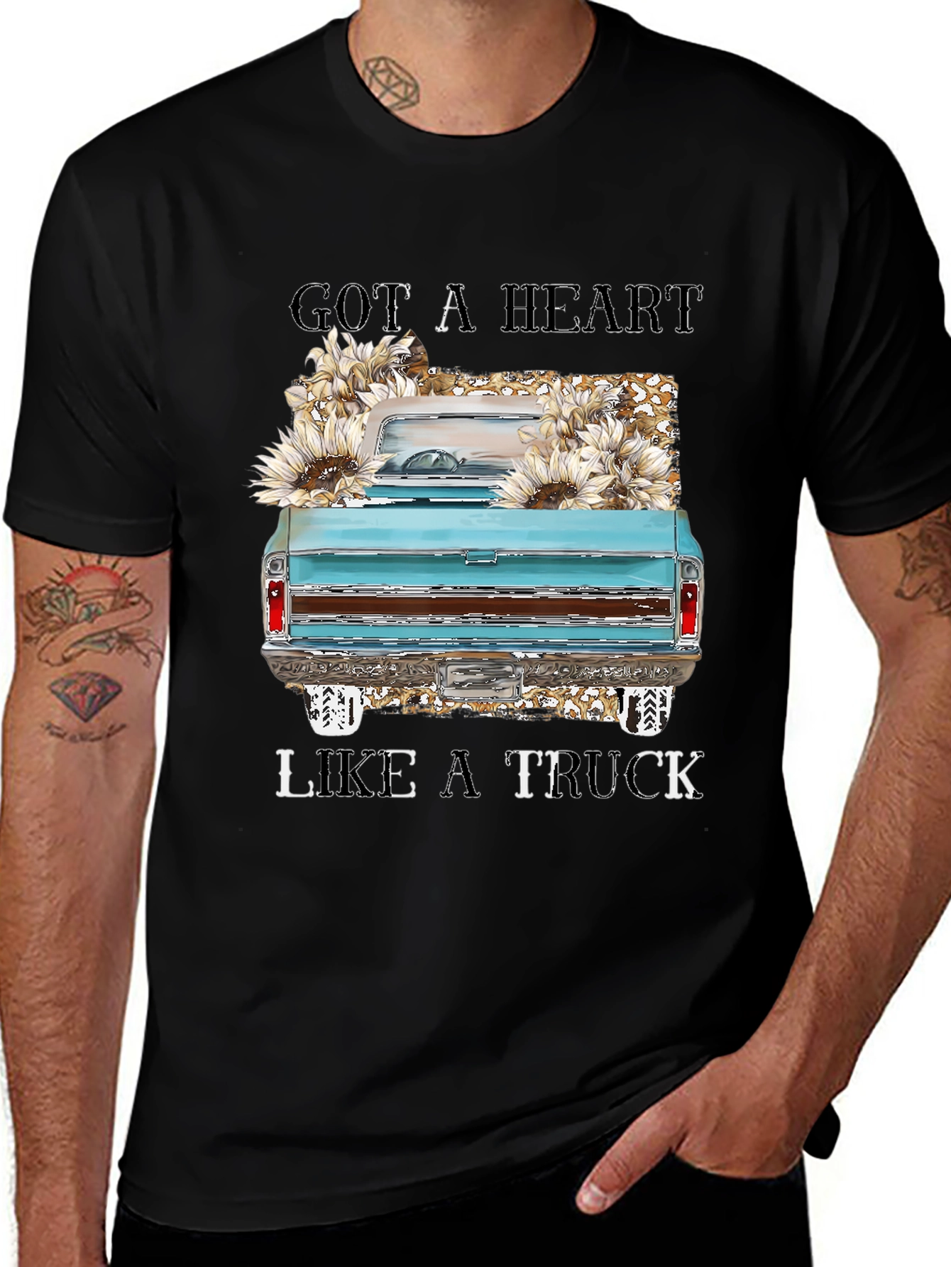 Variant 14 of Heart Like A Truck Graphic Tee