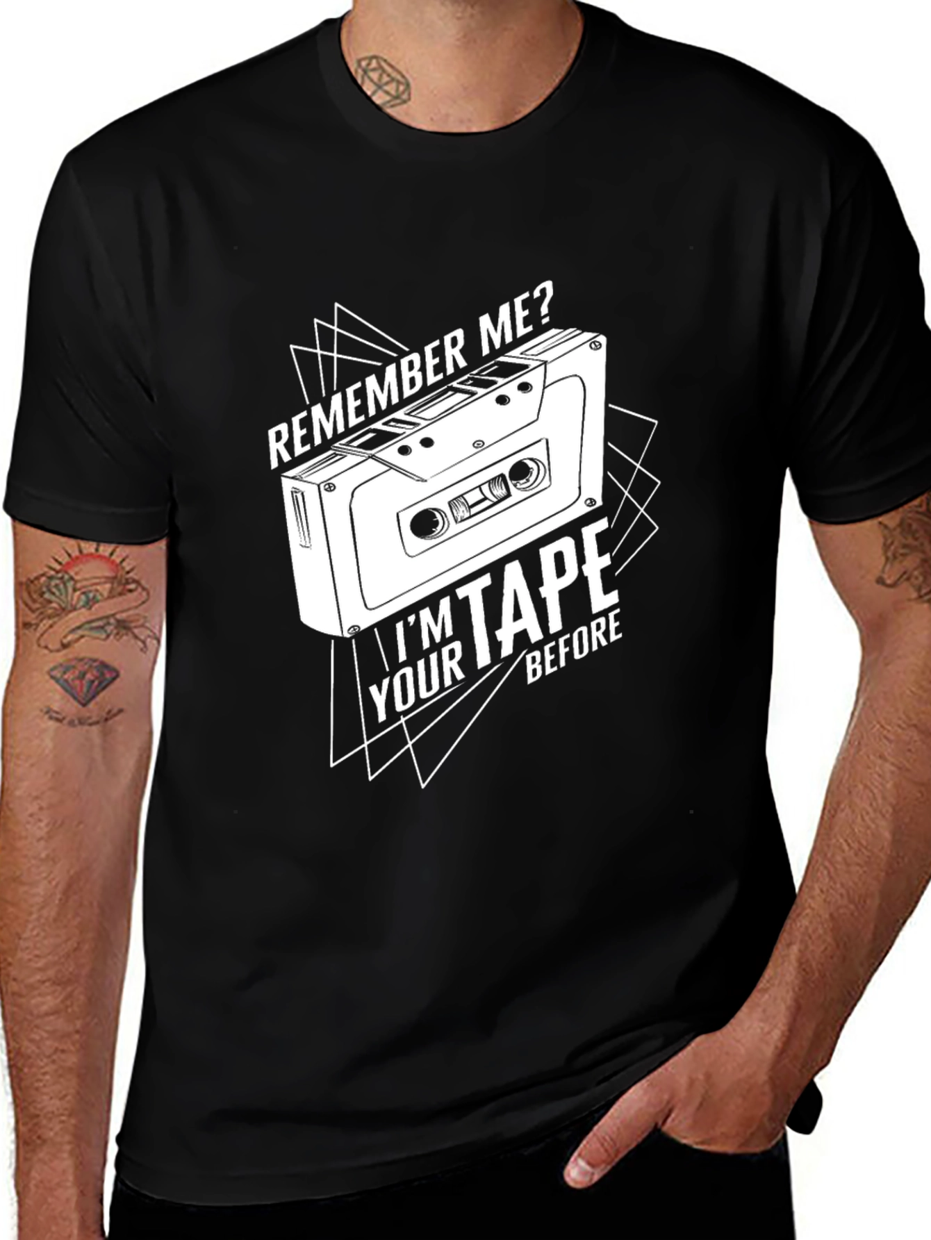 Variant 15 of Retro Cassette Tape T-Shirt - Remember Me?