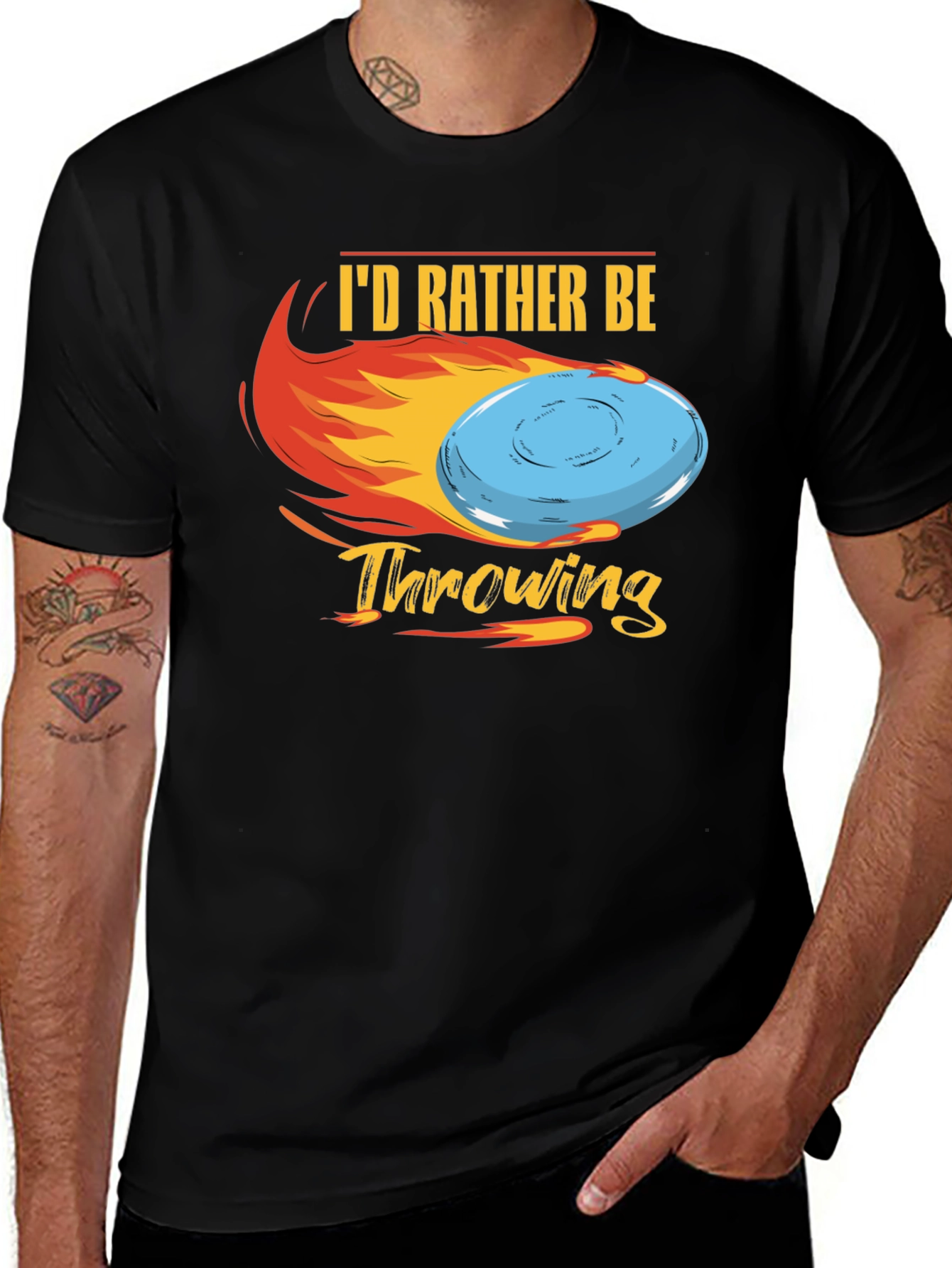 I'd Rather Be Throwing Disc Golf T-Shirt