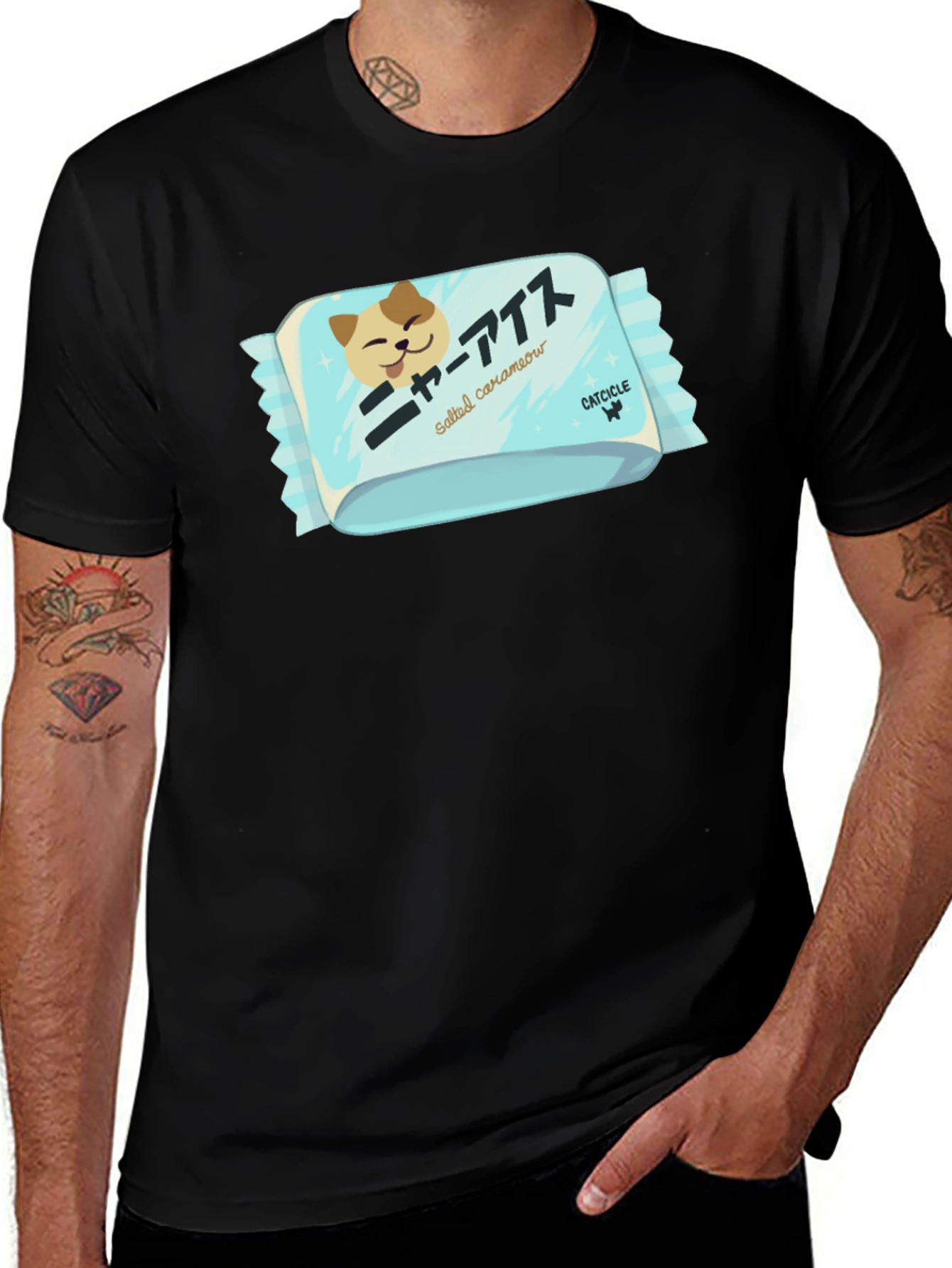 Variant 13 of Catcicle T-Shirt - Salted Carameow