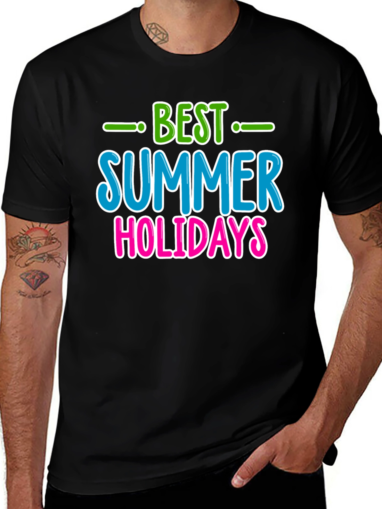 Variant 18 of Best Summer Holidays Graphic Tee