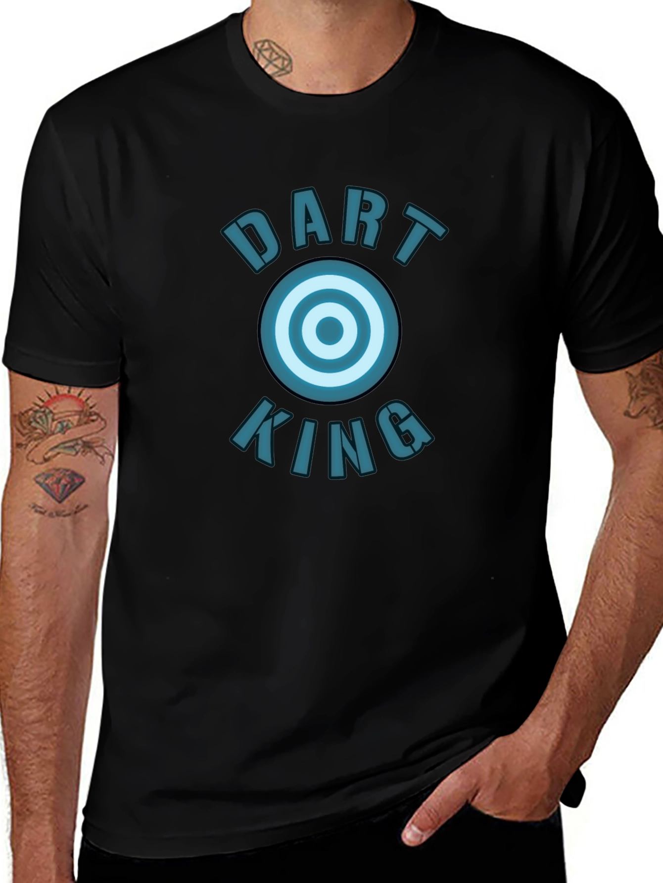 Dart King Tee - Stylish Sport Graphic T-Shirt