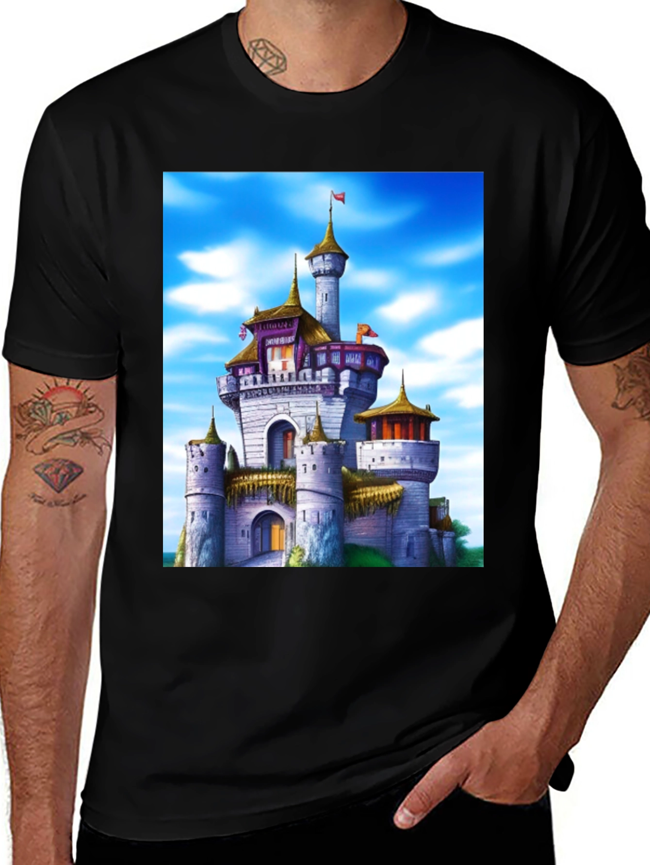 Variant 24 of Castle Graphic Tee