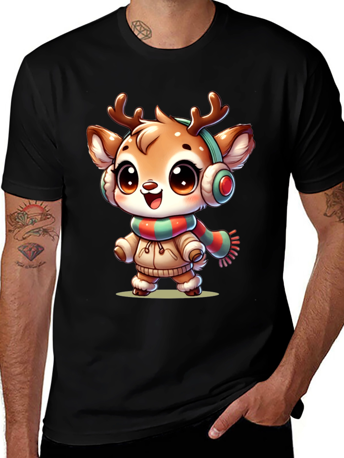 Cute Deer Graphic Tee