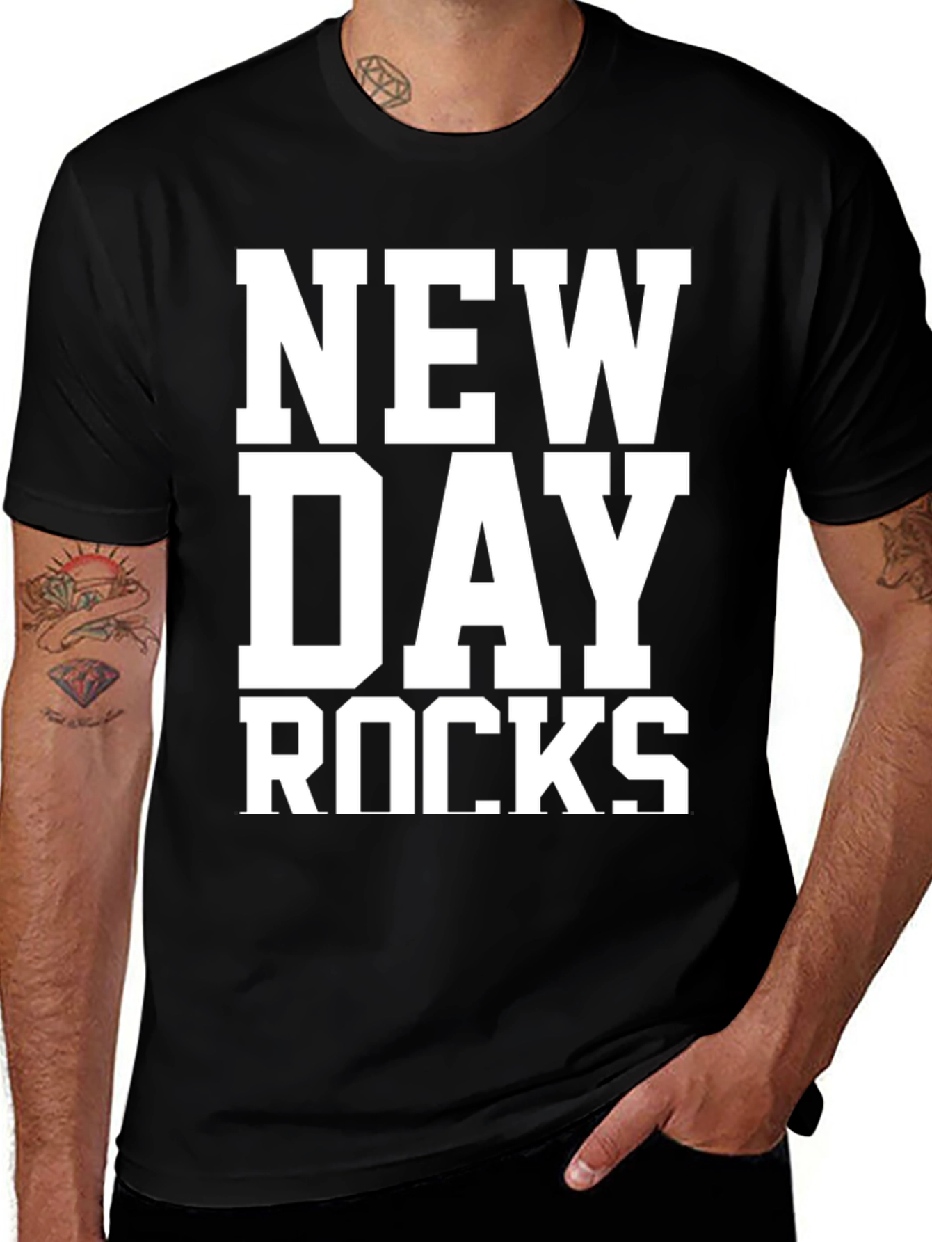 Variant 5 of New Day Rocks Black T-Shirt