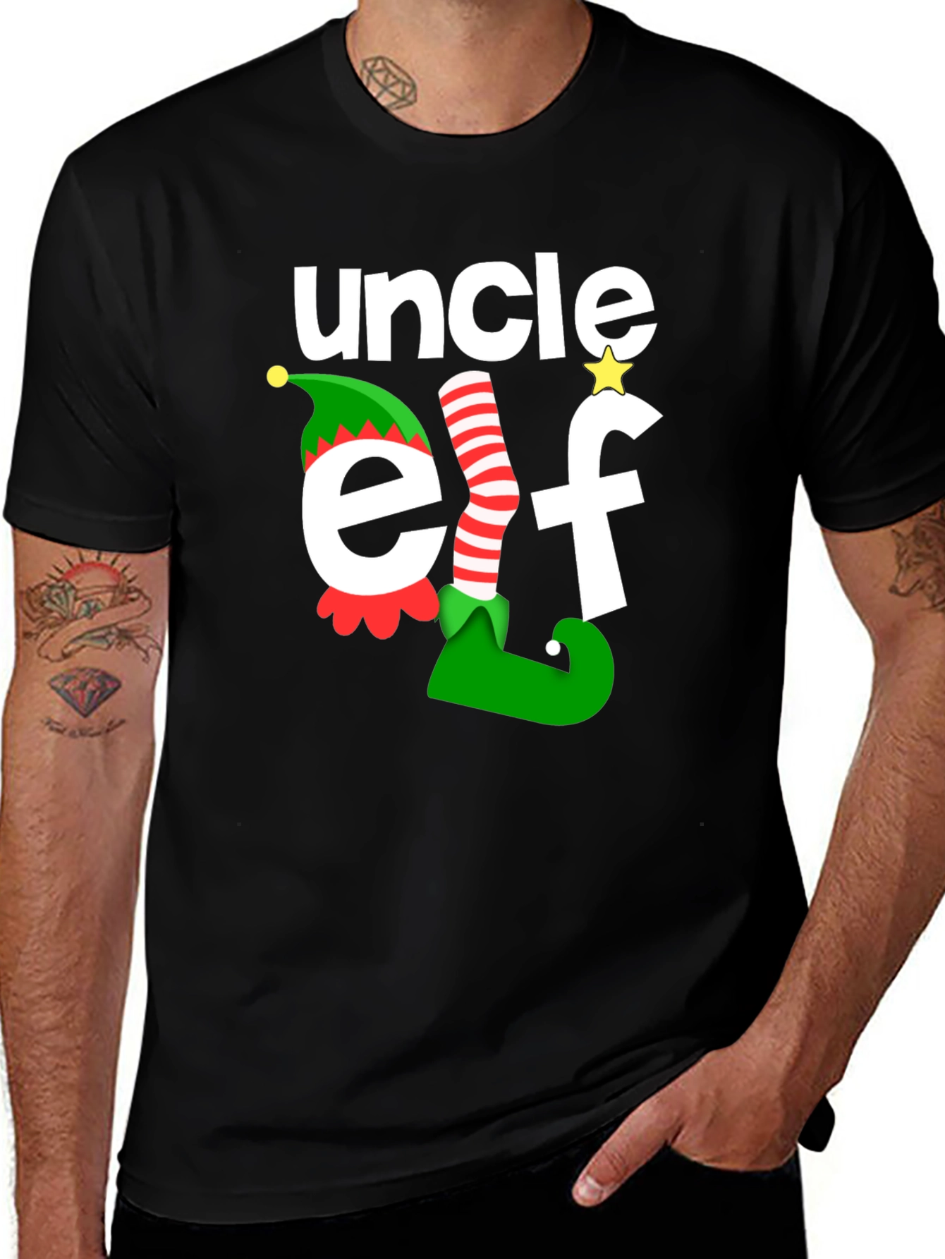 Uncle Elf Christmas T-Shirt