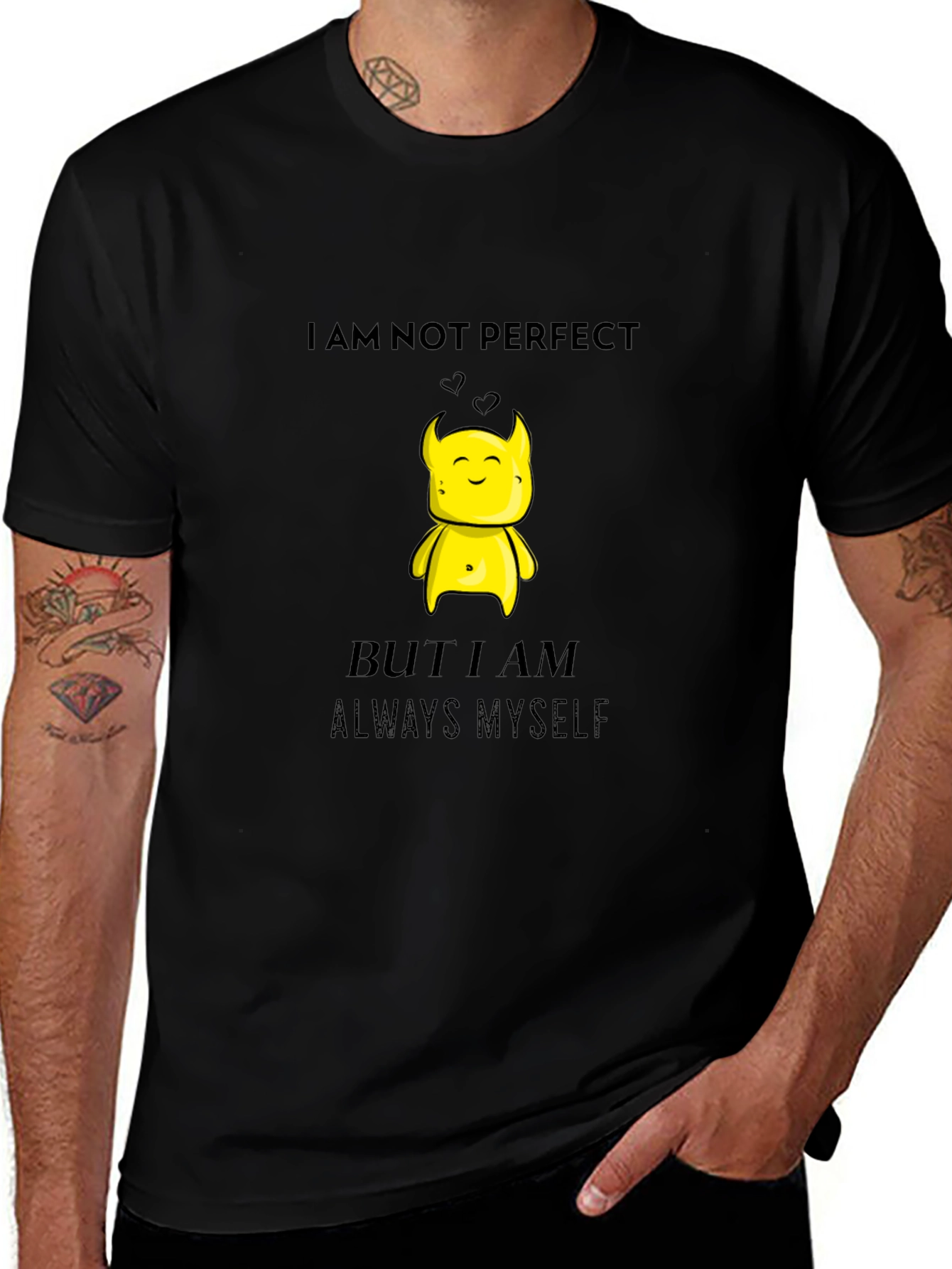 Variant 15 of I am Not Perfect T-Shirt - Funny Cute Character Tee