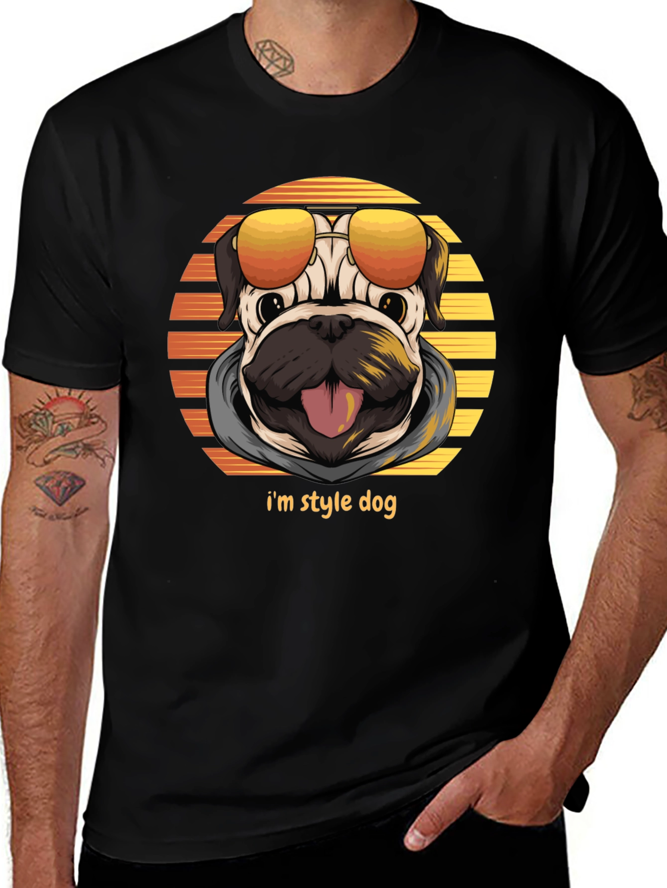 Variant 24 of Cool Dog T-Shirt - I'm Style Dog!