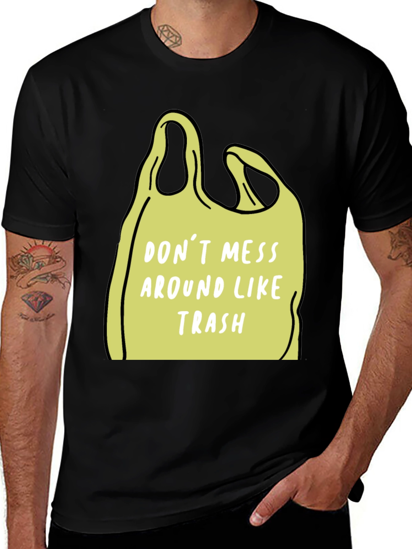 Variant 3 of Don't Mess Around Like Trash T-Shirt