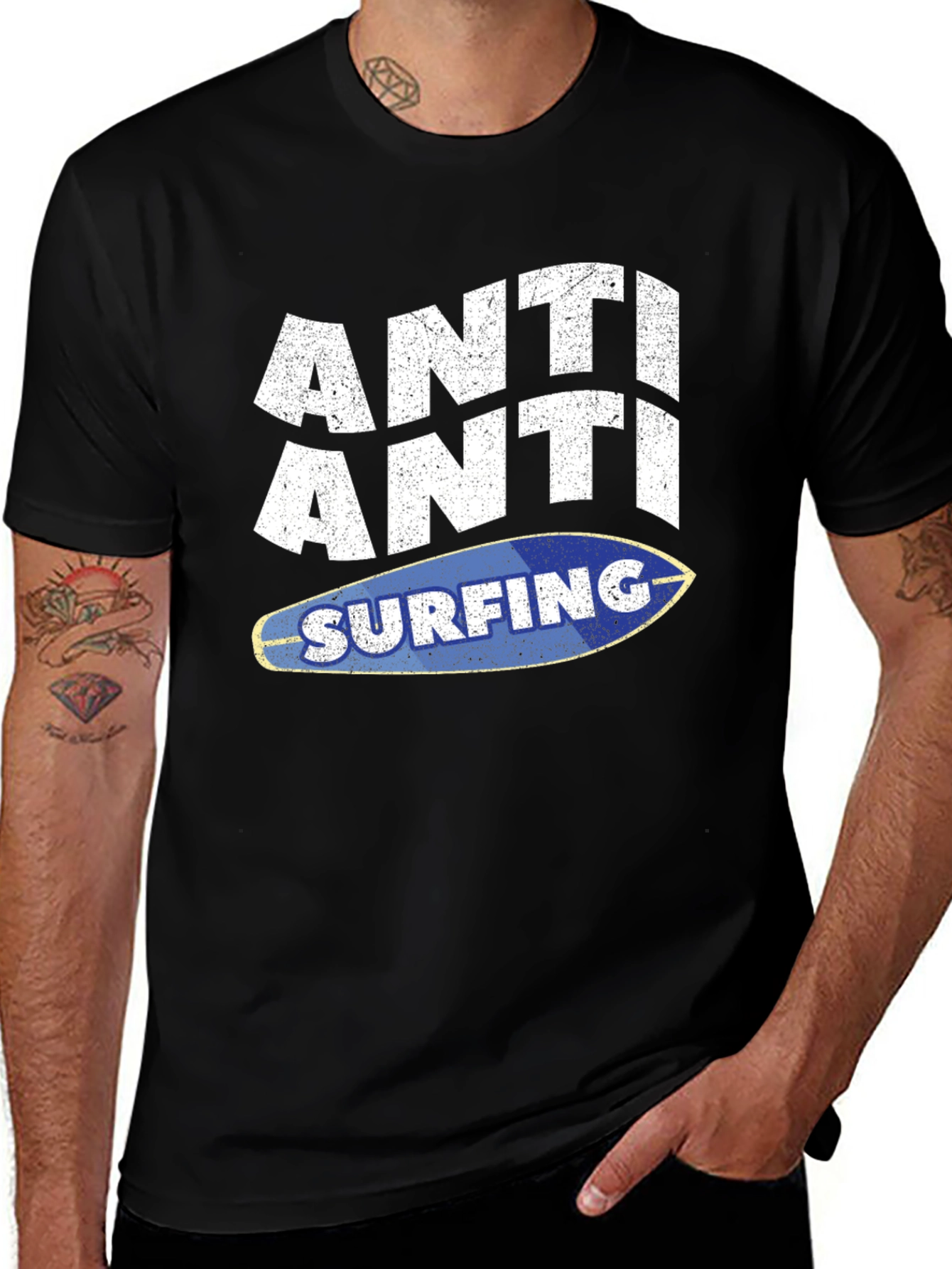 Variant 8 of Anti Anti Surfing Graphic T-Shirt