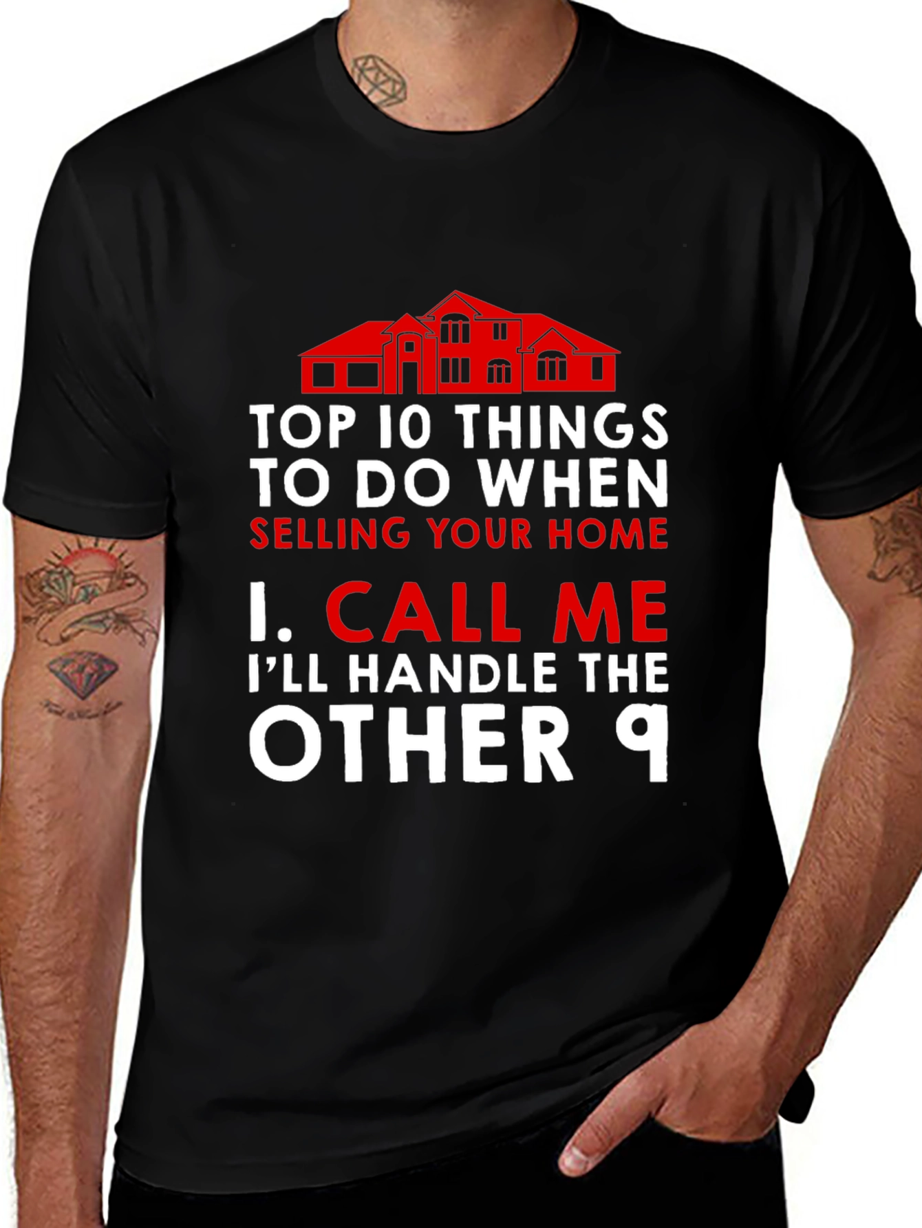 Variant 5 of Realtor Top 10 Things T-Shirt