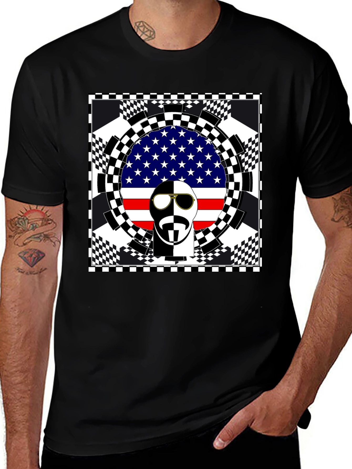 Variant 29 of American Psychedelic T-Shirt