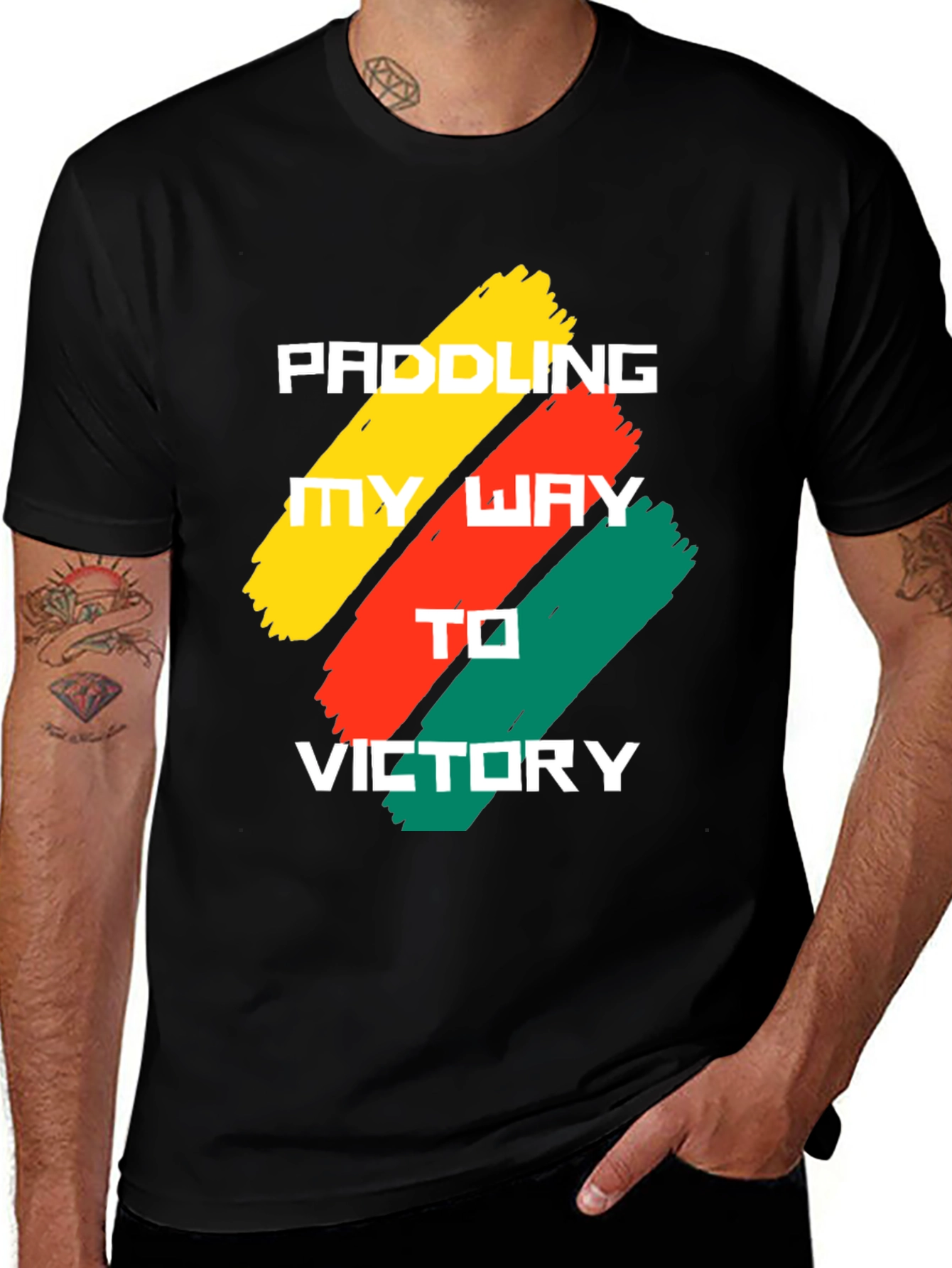 Variant 14 of Paddling My Way to Victory Graphic T-Shirt