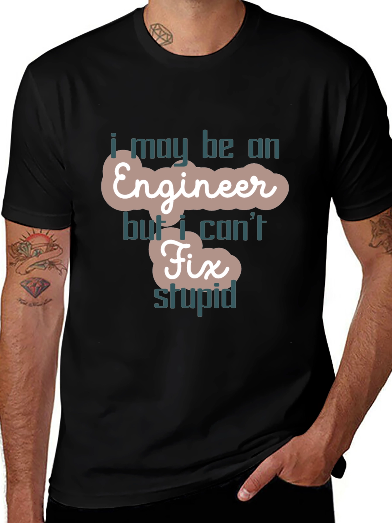 Variant 24 of Engineer Fix Stupid Funny T-Shirt