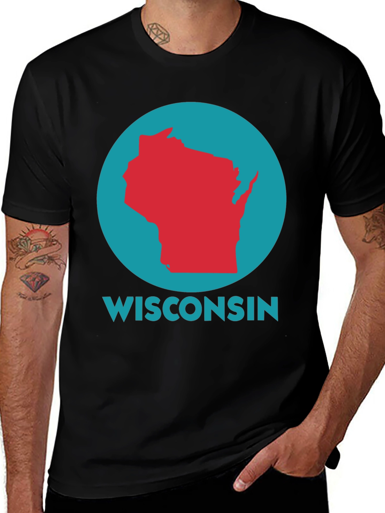 Wisconsin State Pride Graphic Tee