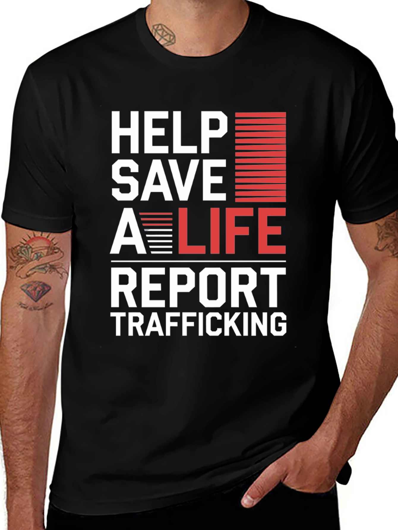 Help Save A Life Report Trafficking T-Shirt
