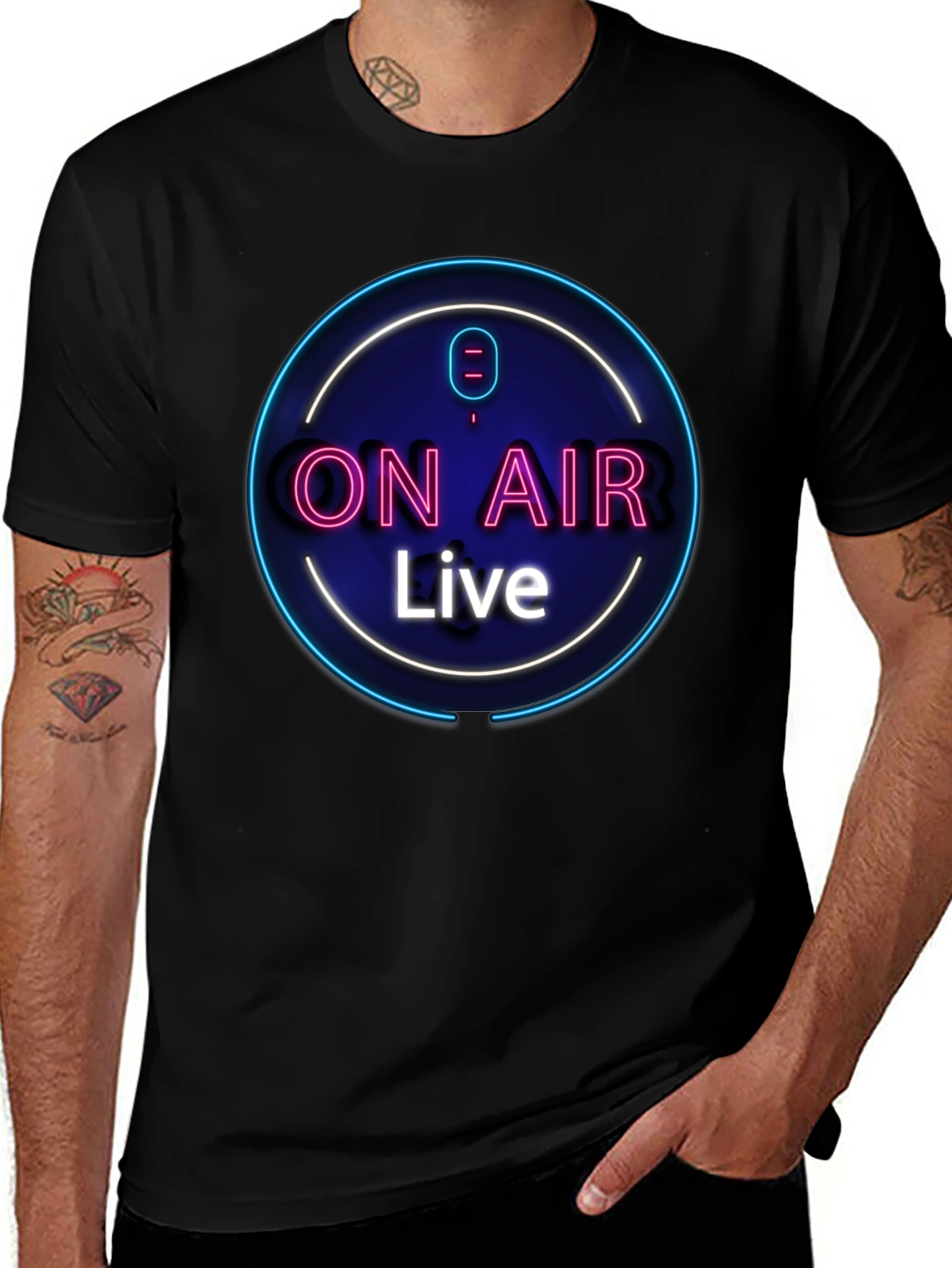 Variant 10 of On Air Live Neon Graphic Tee