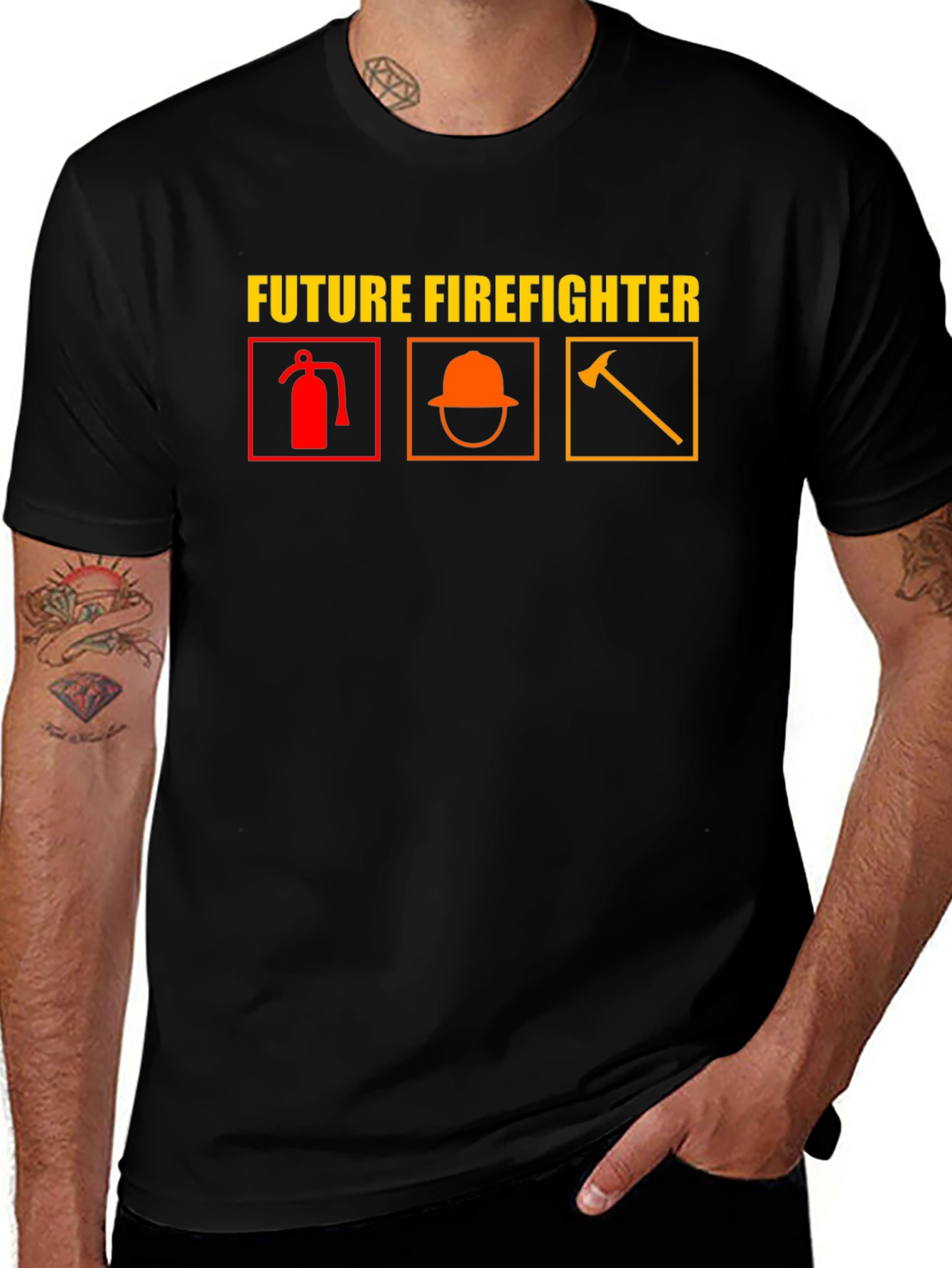 Variant 9 of Future Firefighter Graphic T-Shirt