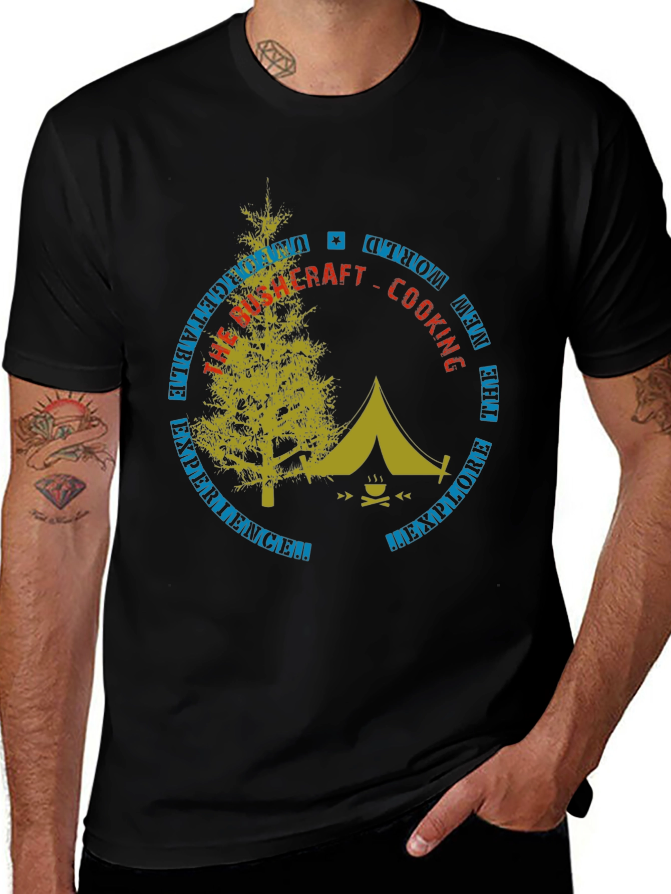 Bushcraft Camping Graphic Tee - Unisex