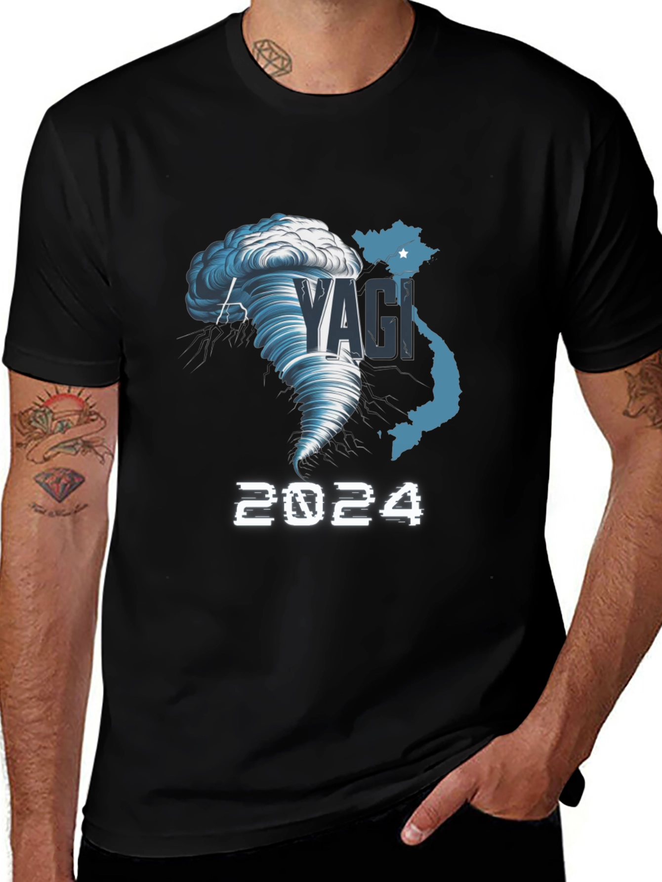Yagi 2024 Graphic Tee - Trendy Weather T-Shirt