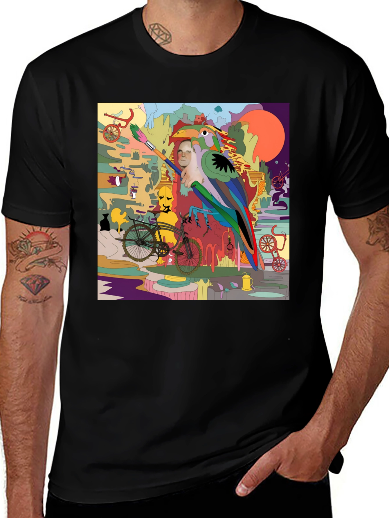 Variant 26 of Abstract Graphic Print T-Shirt