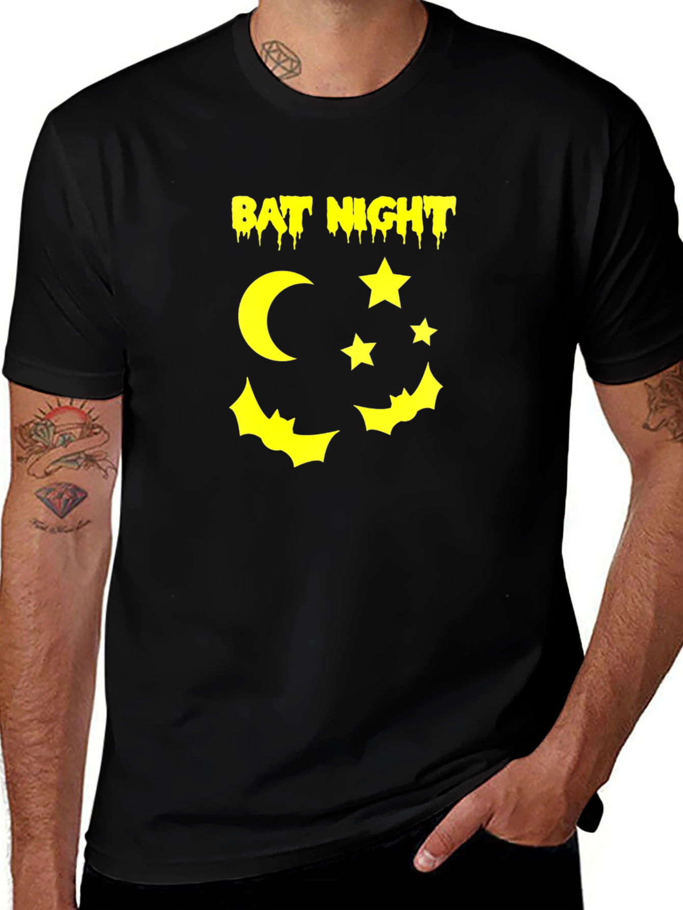 Variant 23 of Bat Night Graphic T-Shirt