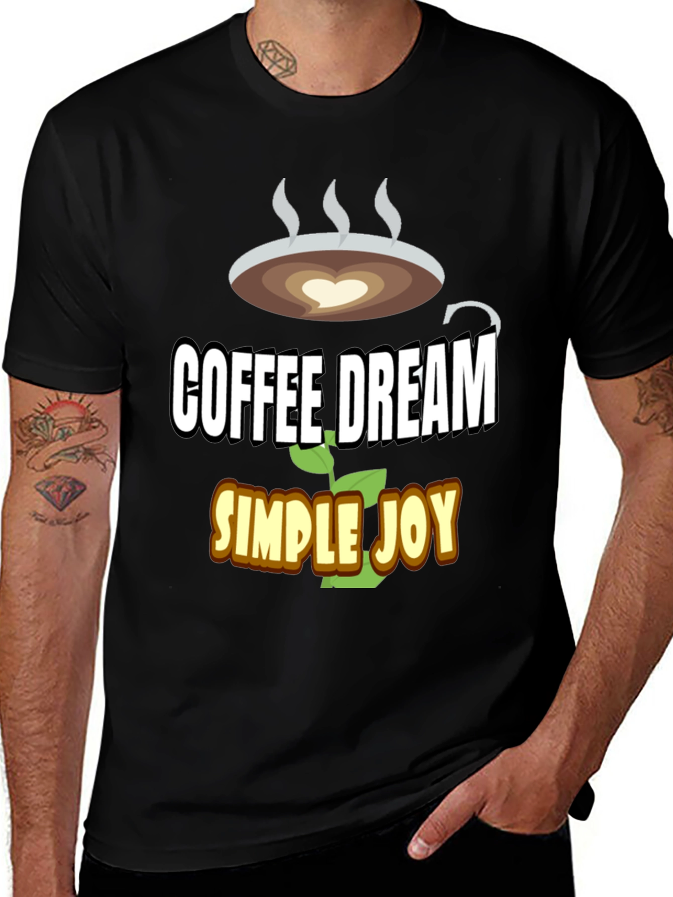 Variant 30 of Coffee Dream Graphic Tee - Simple Joy